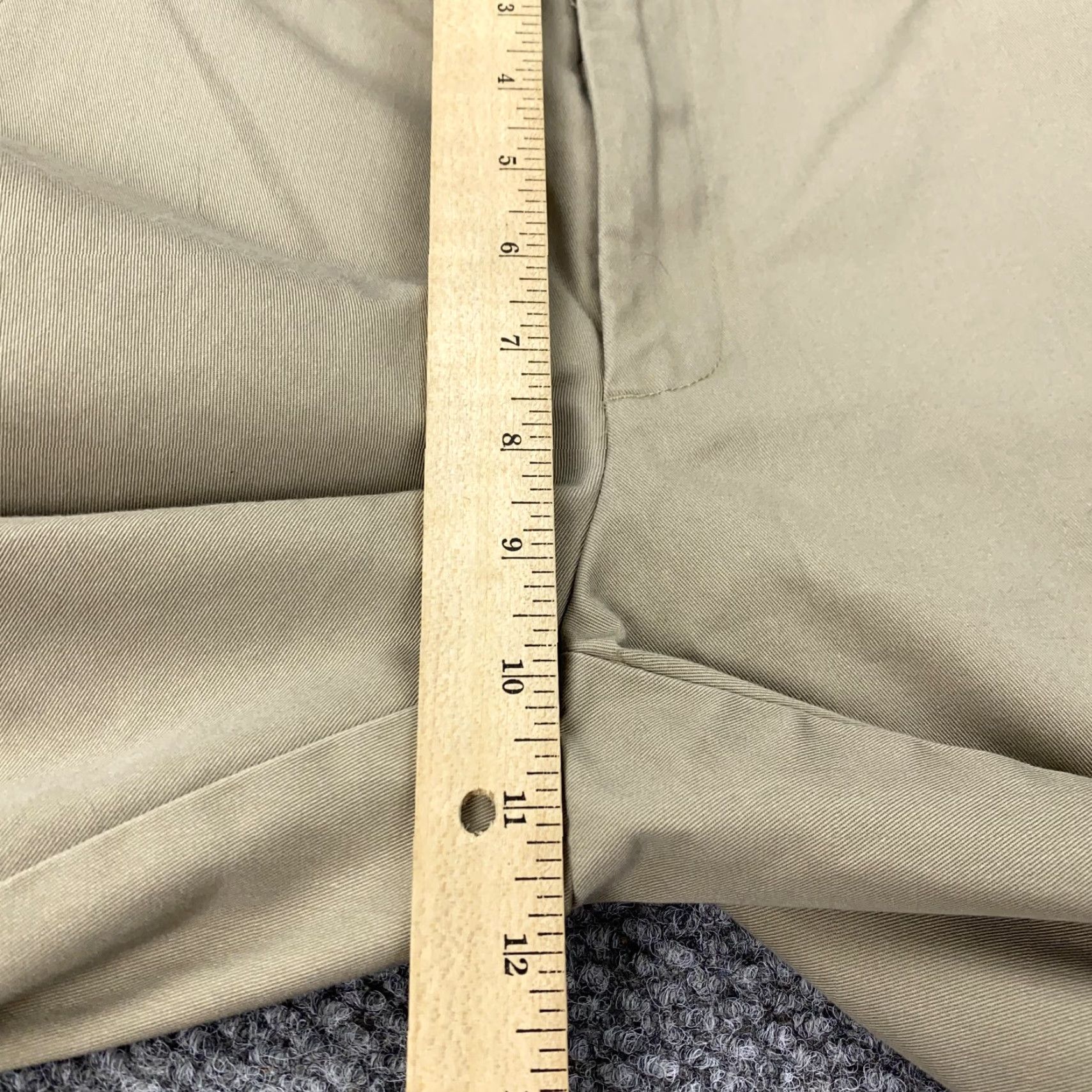 Lands' End Lands' End Pants Womens 6 Khaki Straight Leg Chino Dress Casual Inseam 30.5 Size 28" / US 6 / IT 42 - 6 Thumbnail