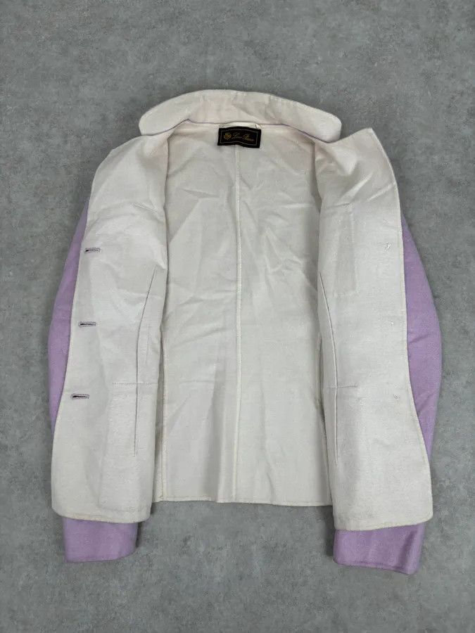 Loro Piana Loro Piana Purple Lila Officer Cashmere Buttoned Jacket Size S / US 4 / IT 40 - 7 Thumbnail