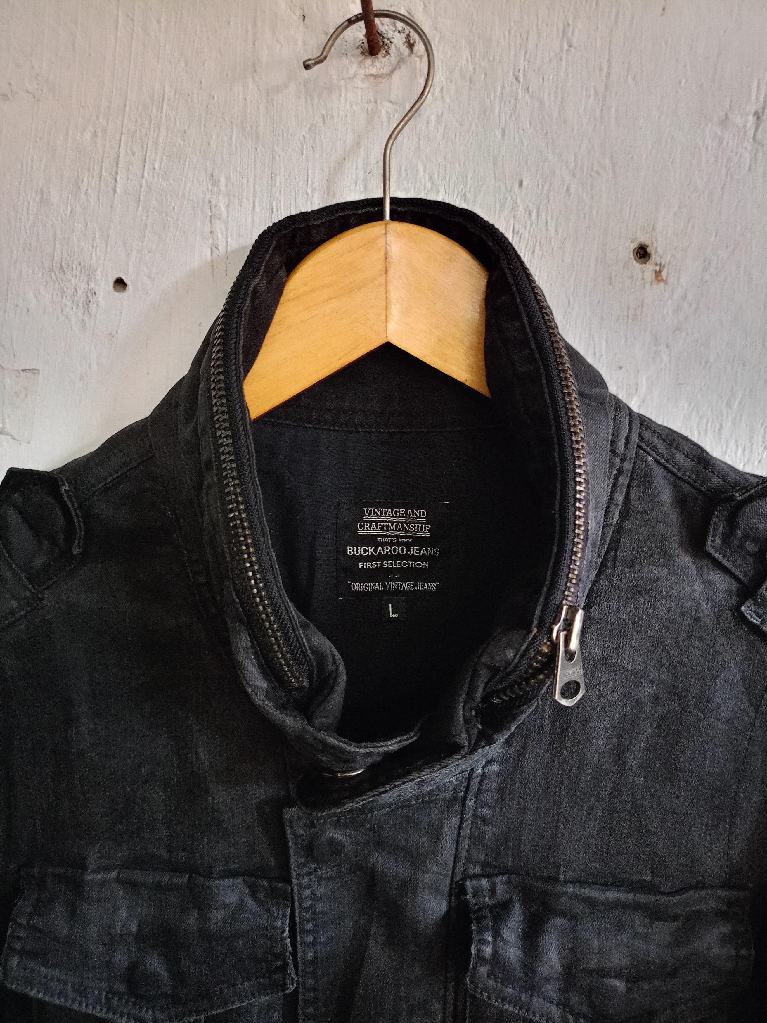 Japanese Brand Buckaroo jeans Waxed Jacket Size US L / EU 52-54 / 3 - 4 Thumbnail
