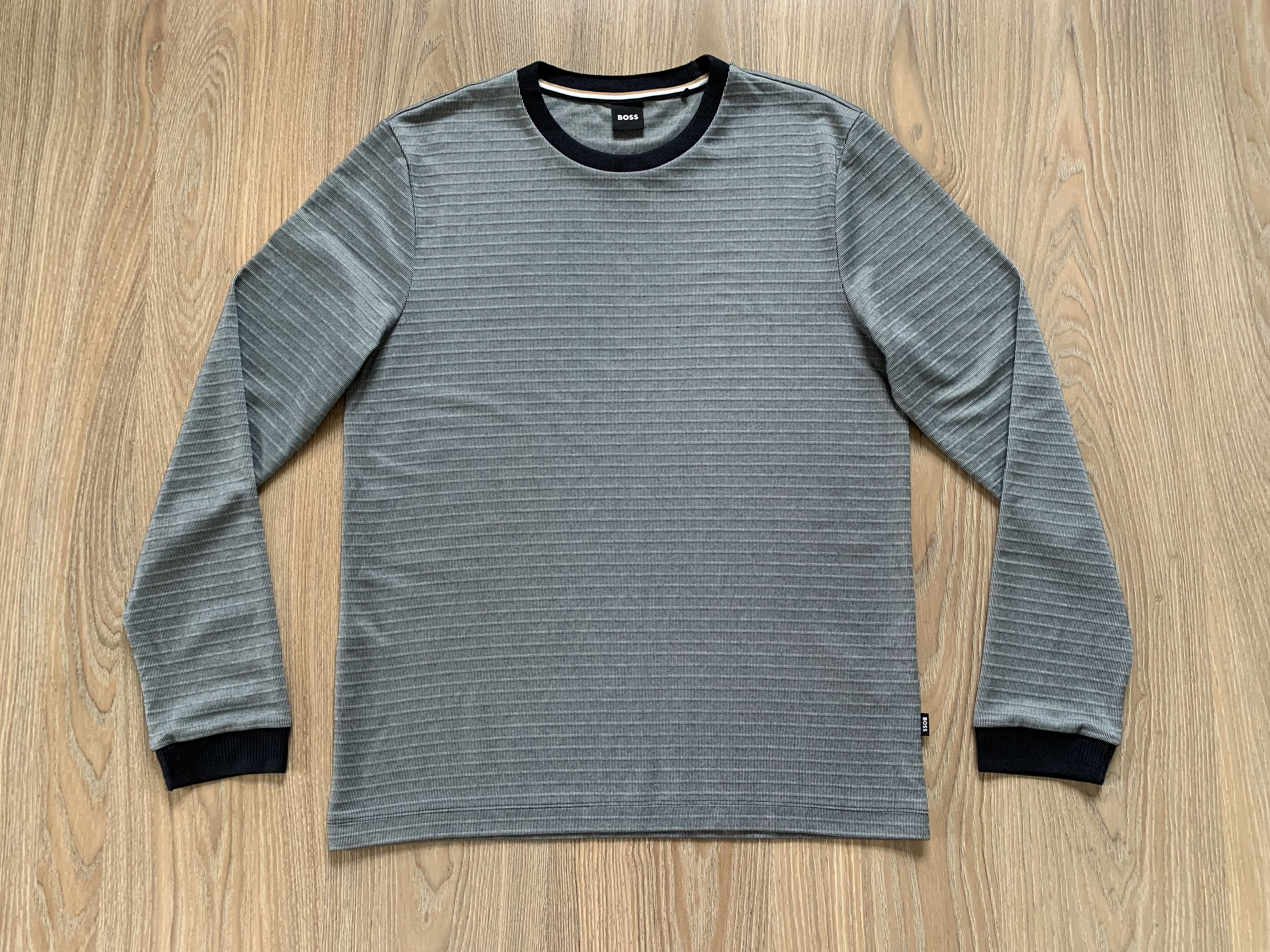 Hugo Boss Hugo Boss Cotton Grey Sweatshirt Size US M / EU 48-50 / 2 - 2 Thumbnail