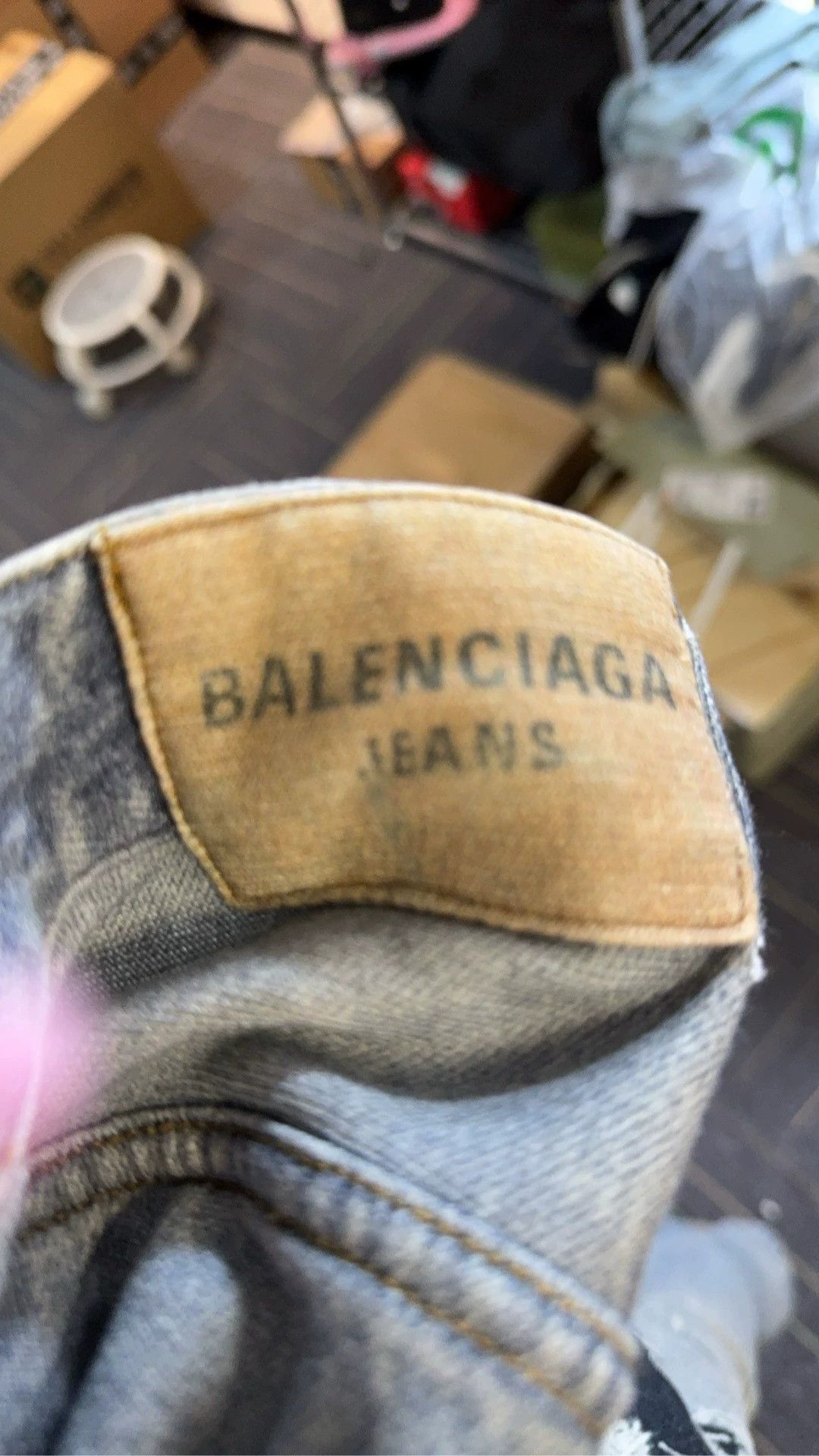 Balenciaga balenciaga 3d printed distressed denim pants Size US 26 / EU 42 - 6 Thumbnail