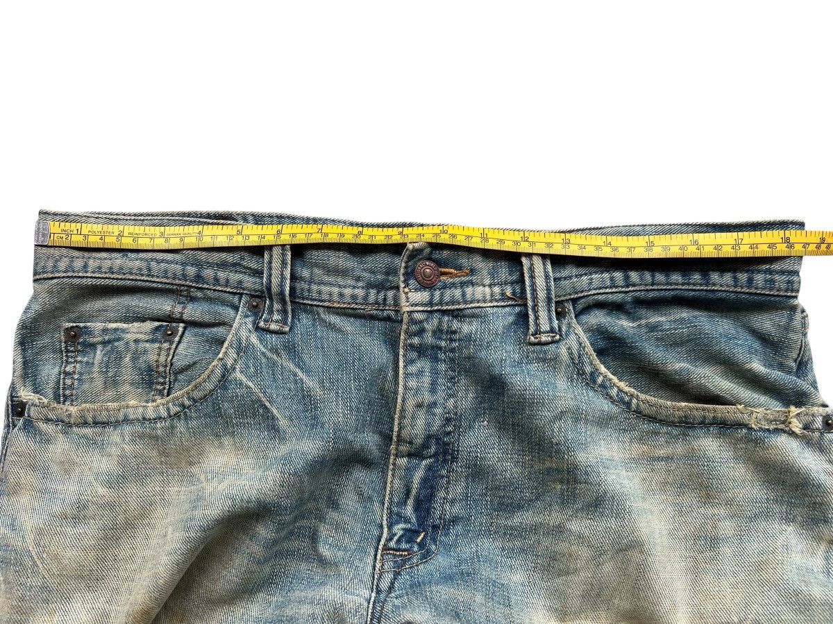 Vintage GL Heart Distressed Baggy Mudwash Denim Jeans 37x31 Size US 37 - 9 Thumbnail