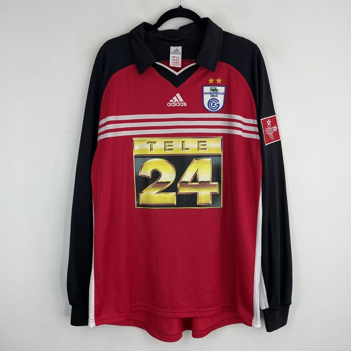 Adidas Grasshoppers Zurich Boris Smiljanic Away Jersey 1999/2000 Size US XL / EU 56 / 4 - 2 Thumbnail
