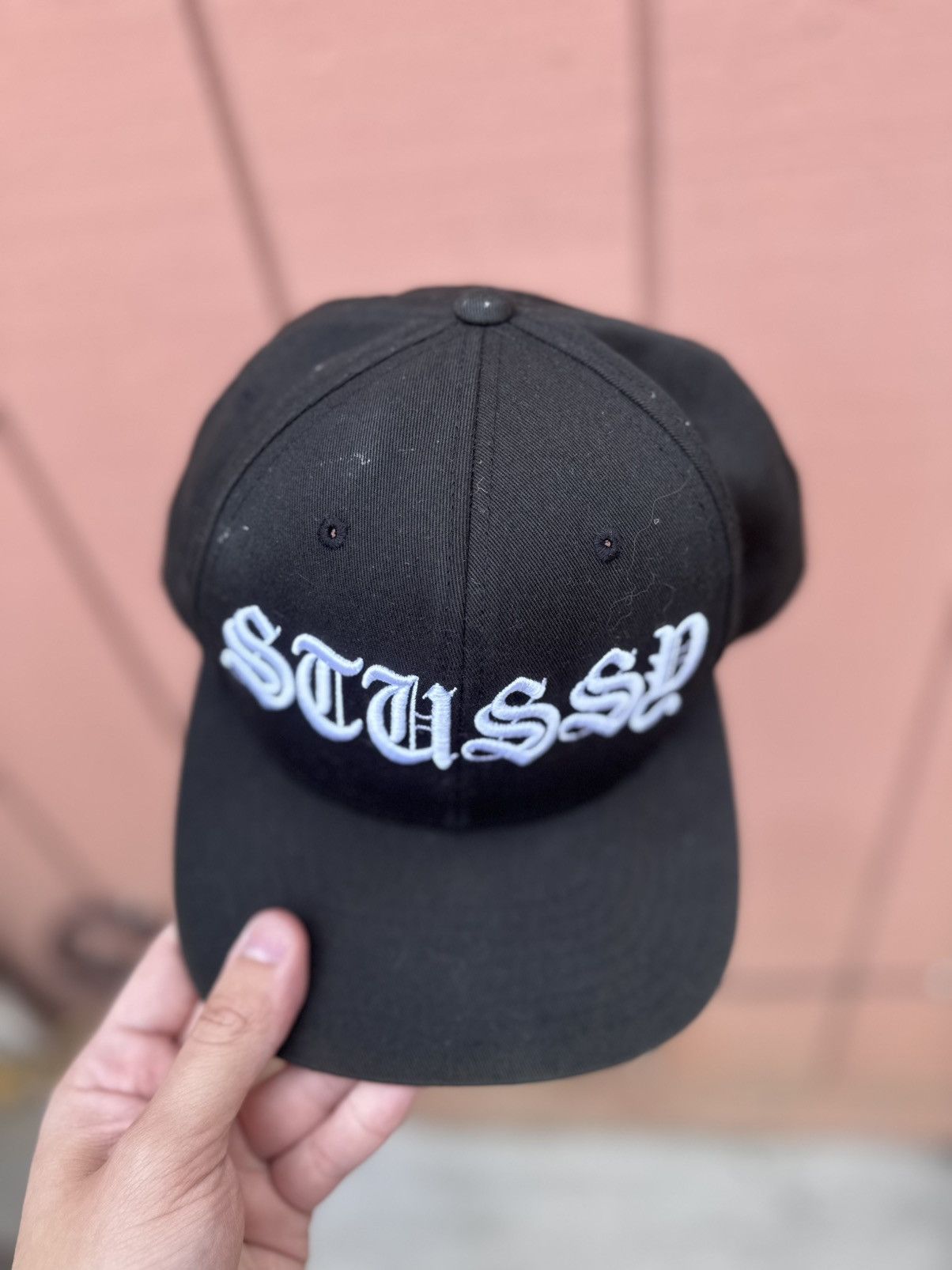 Stussy Vintage Y2K Stussy Old English SnapBack Size ONE SIZE - 2 Thumbnail