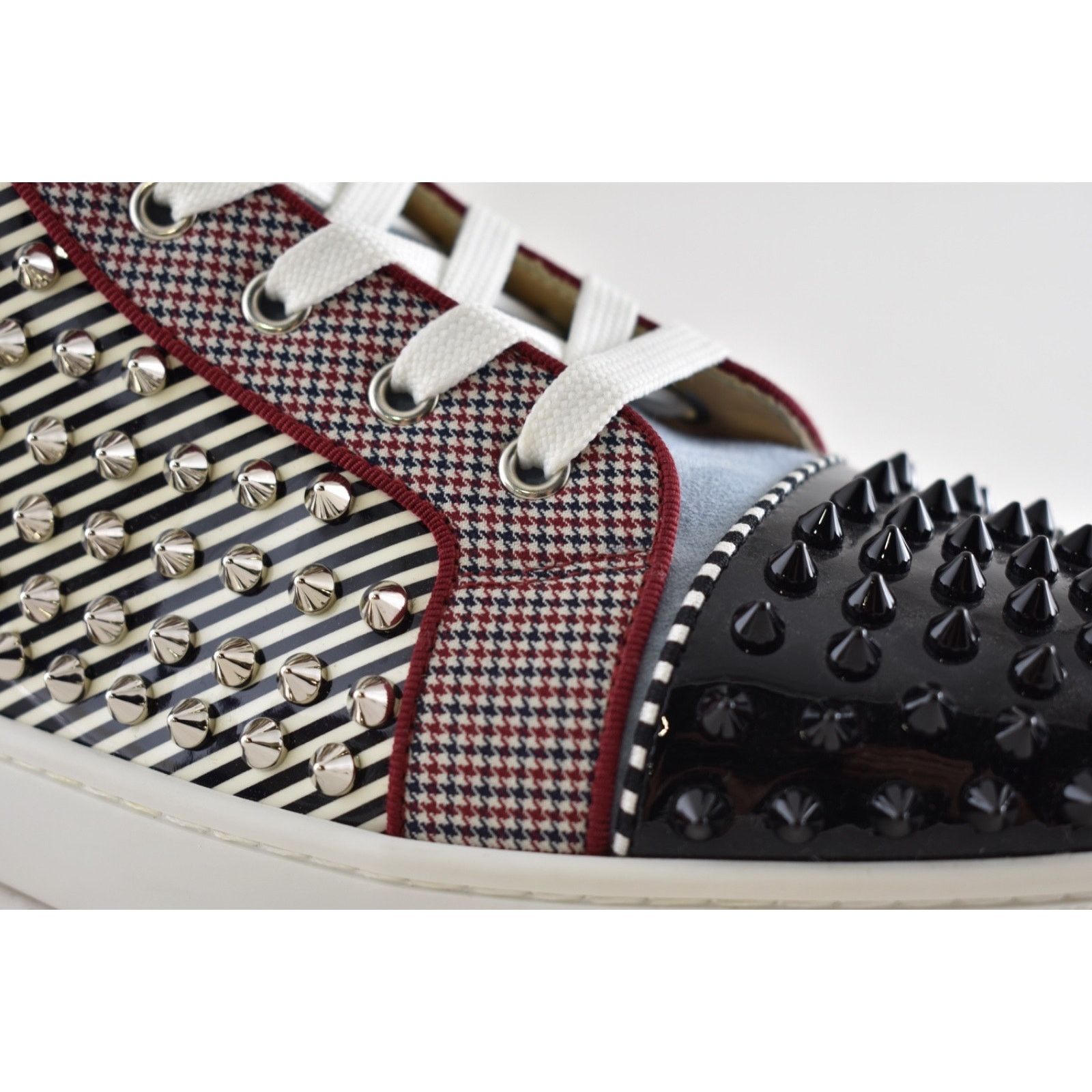 Christian Louboutin Christian Louboutin Louis Orlato Flat Spike Black White Size US 11 / EU 44 - 5 Thumbnail