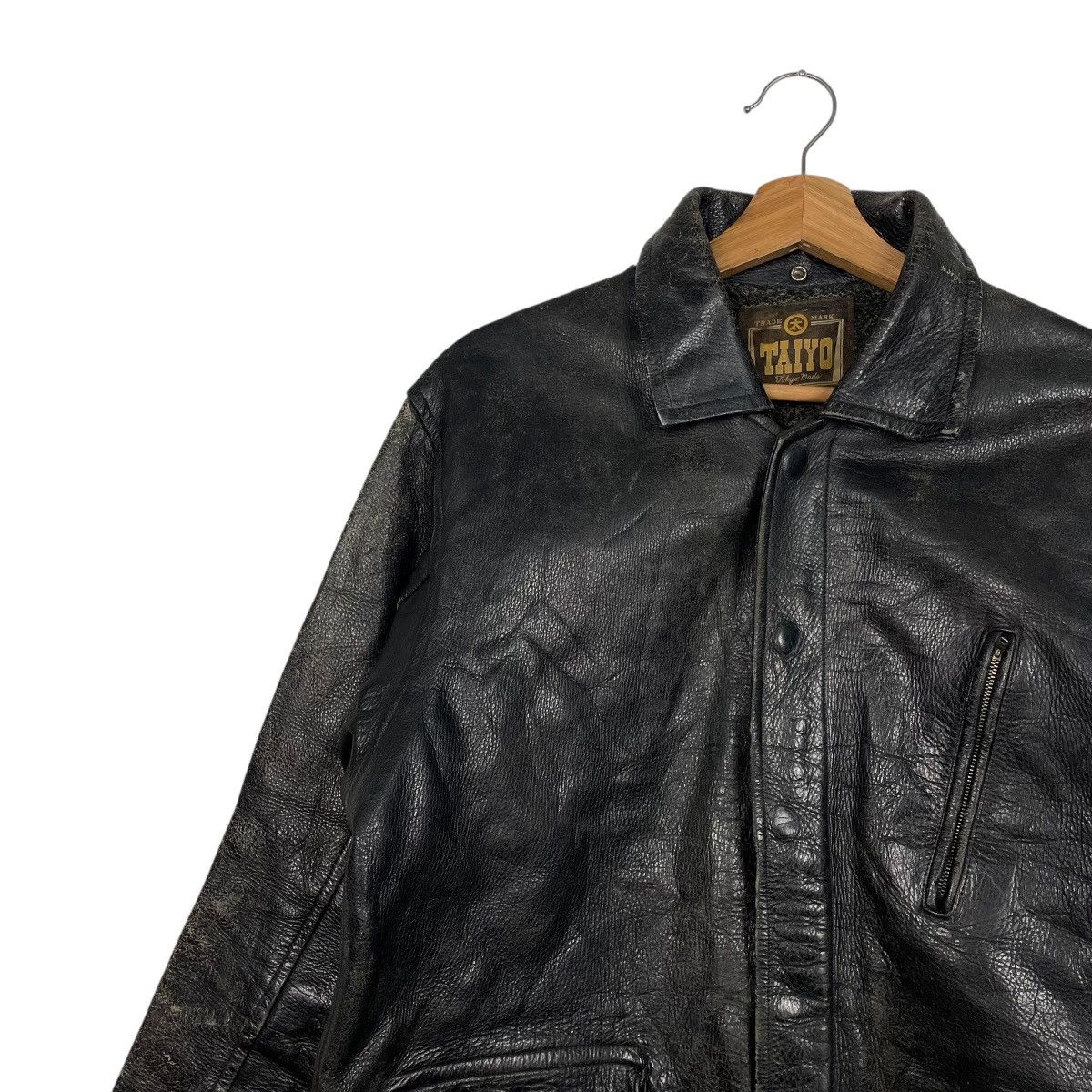 Japanese Brand Taiyo Tokyo Made Leather Jacket Size US S / EU 44-46 / 1 - 6 Thumbnail