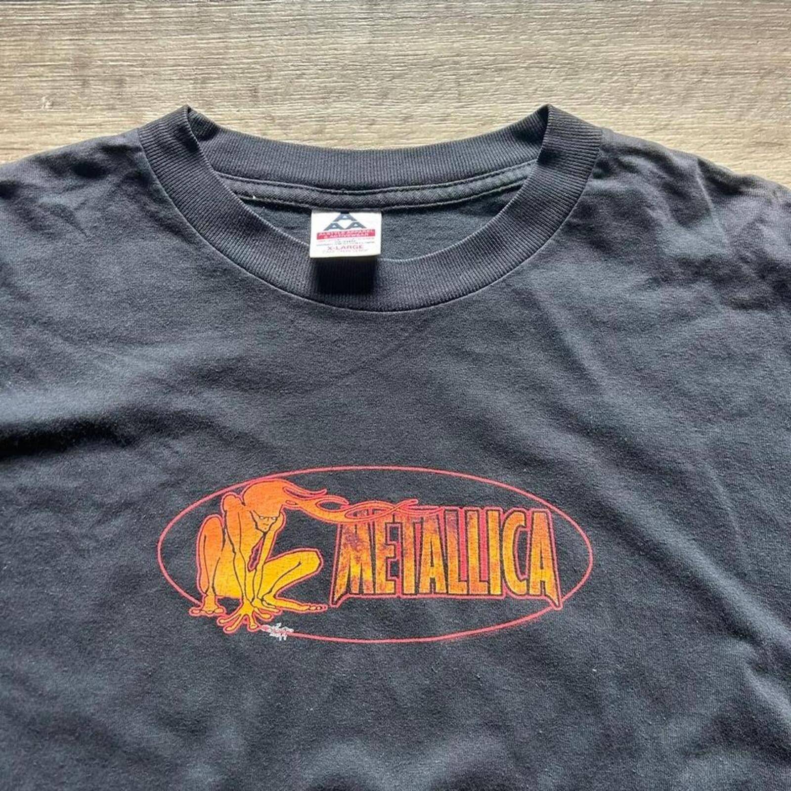 Other Vintage 1999 Metallica Flame long Sleeve t shirt XL rare Size US XL / EU 56 / 4 - 3 Thumbnail