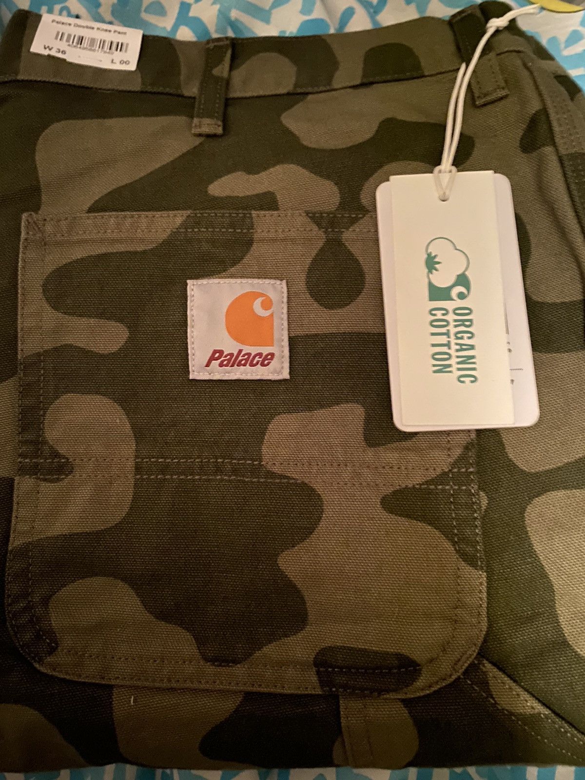 Carhartt × Carhartt Wip × Palace Palace Carhartt WIP Double Knee Pant Dollar Green 36 Size US 36 / EU 52 - 4 Thumbnail