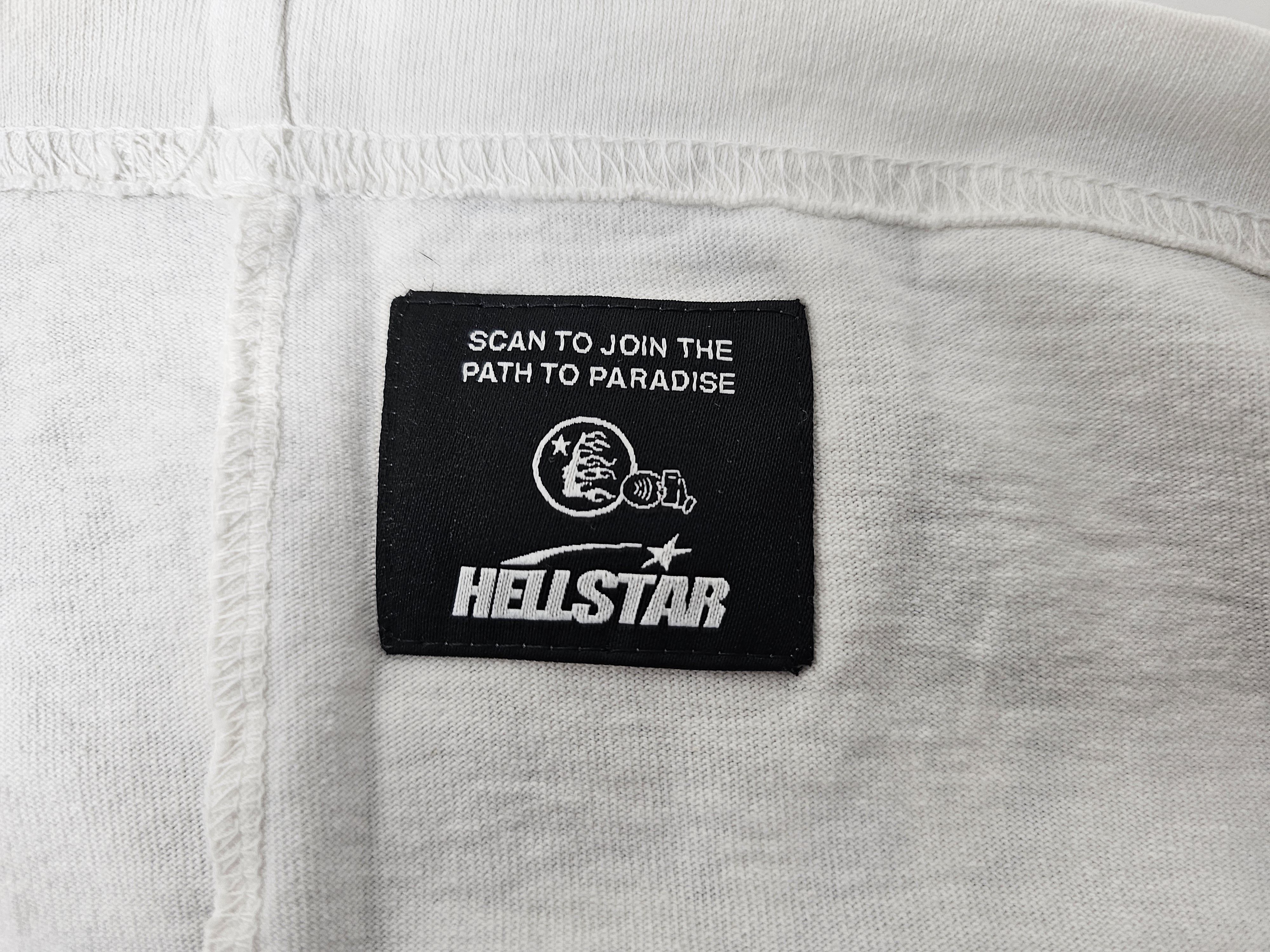 HELLSTAR Hellstar Studios Cartoon Logo Grey/White T-Shirt Size US XL / EU 56 / 4 - 11 Thumbnail