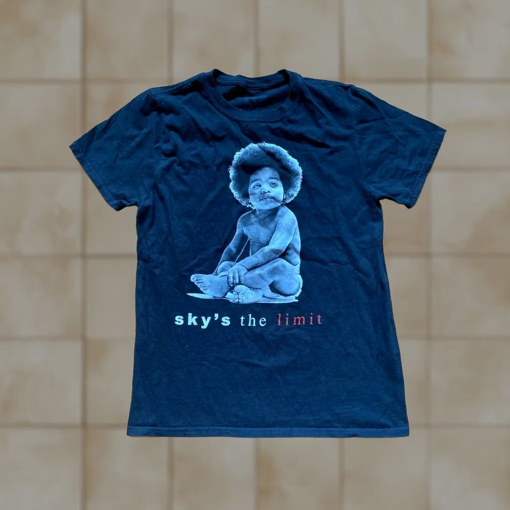 Vintage Notorious B.I.G. T-shirt Mens Sz M Sky's The Limit Album EUC Black Rare Rap Tee Size US M / EU 48-50 / 2 - 1 Thumbnail