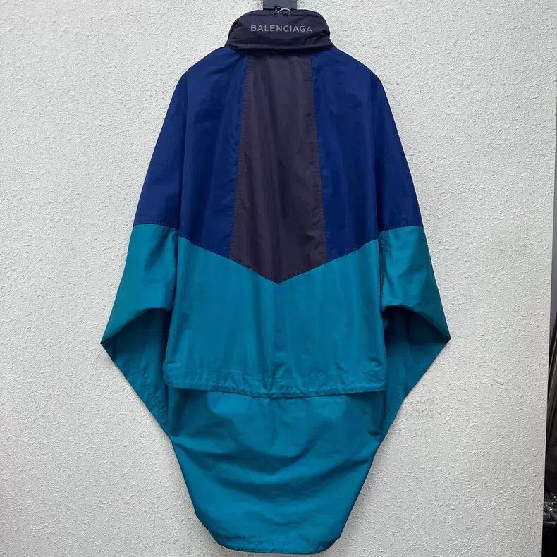 Balenciaga Balenciaga Logo Color-Blocked Windbreaker Size US M / EU 48-50 / 2 - 2 Thumbnail