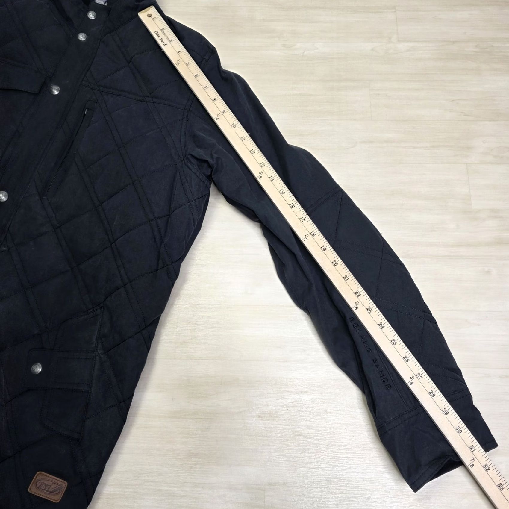 Vintage RSD Seeker Textile Quilted Jacket Motorcycle Black XL Men Jacket Quilted Barbour Waxed Winter Fall Riding Size US XL / EU 56 / 4 - 6 Thumbnail