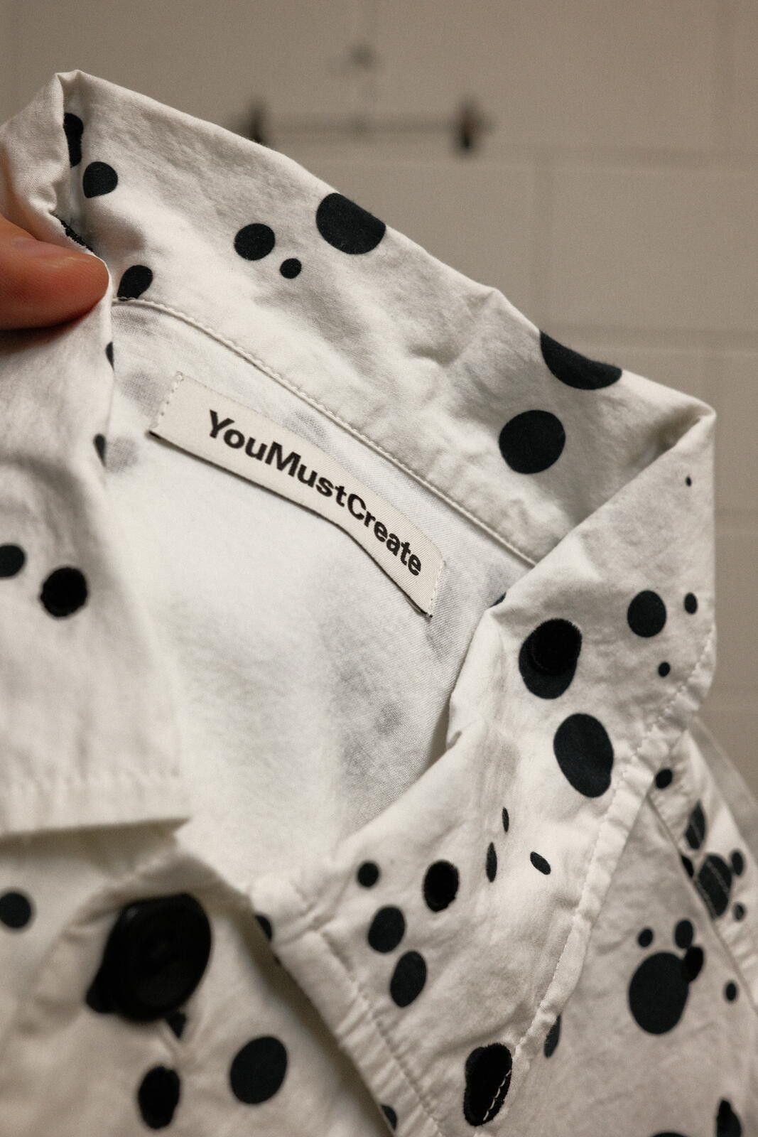 Other YouMustCreate White Jacket with Black Polka Dot Print Size US M / EU 48-50 / 2 - 3 Thumbnail