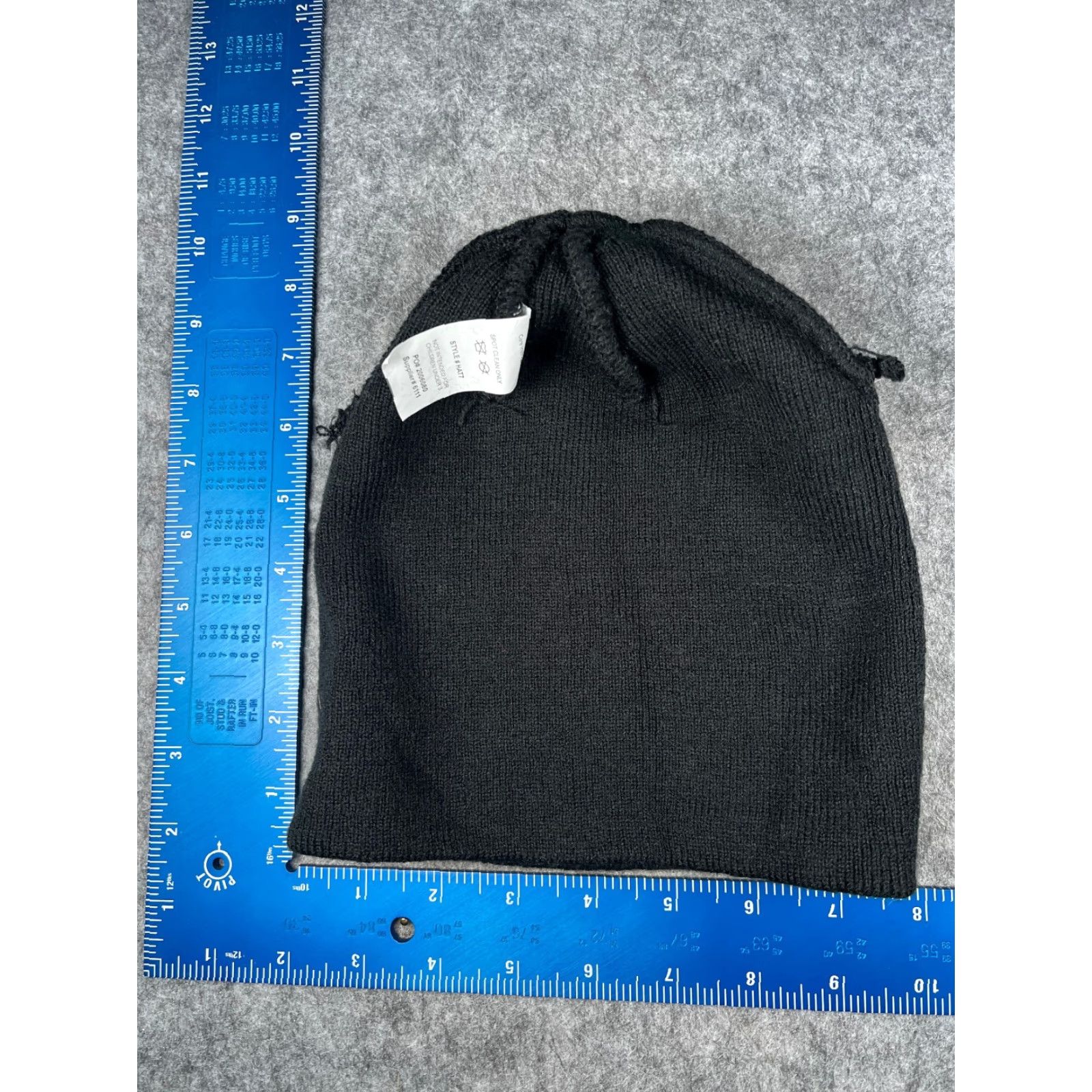 Vintage Halera Dancewear Beanie Toque Hat One Size Black Knit 100% Acrylic Unisex Adults Mens Womens Size ONE SIZE - 4 Thumbnail