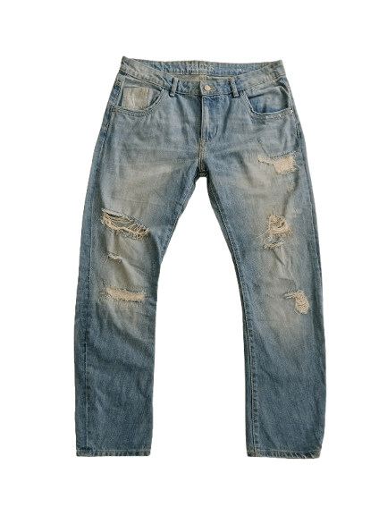 Zara ZARA Denim Collection Distressed Jeans Size US 34 / EU 50 - 1 Thumbnail