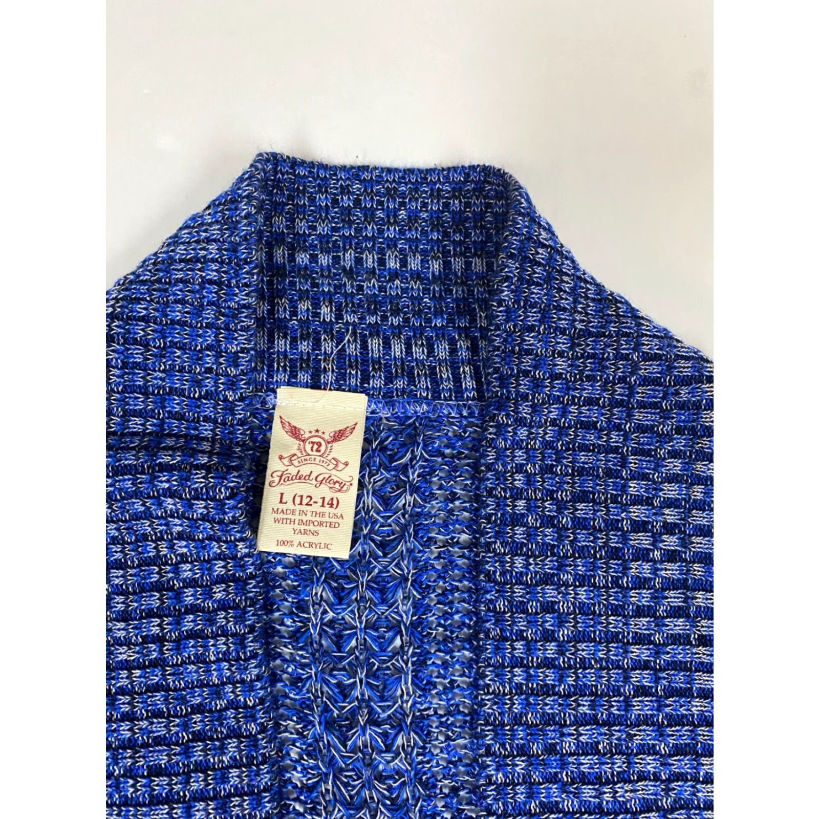 Faded Glory Faded Glory Womens Sweater Pullover L Purple Dolman Sleeve Crew Neck Size L / US 10 / IT 46 - 4 Thumbnail