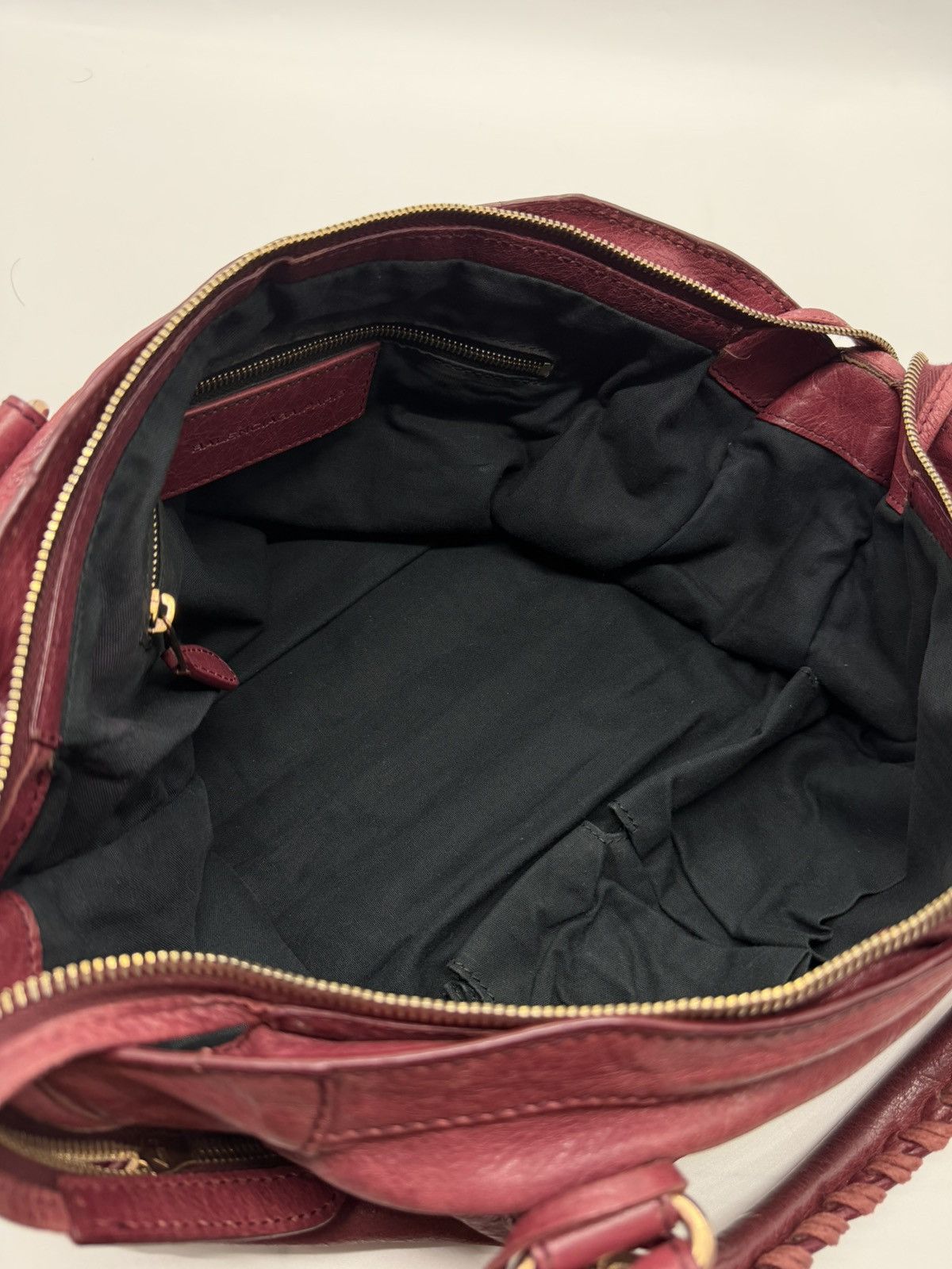Balenciaga Balenciaga - 2000’s - Motorcycle Classic City Burgundy Wine Size ONE SIZE - 19 Thumbnail