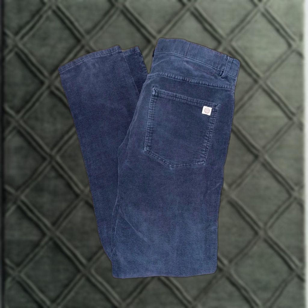 Marine Layer Marine Layer Slim Straight Terry Cord 5 Pocket Pant Washed Black 30x32 Mens Vintage No Size US 30 / EU 46 - 1 Thumbnail