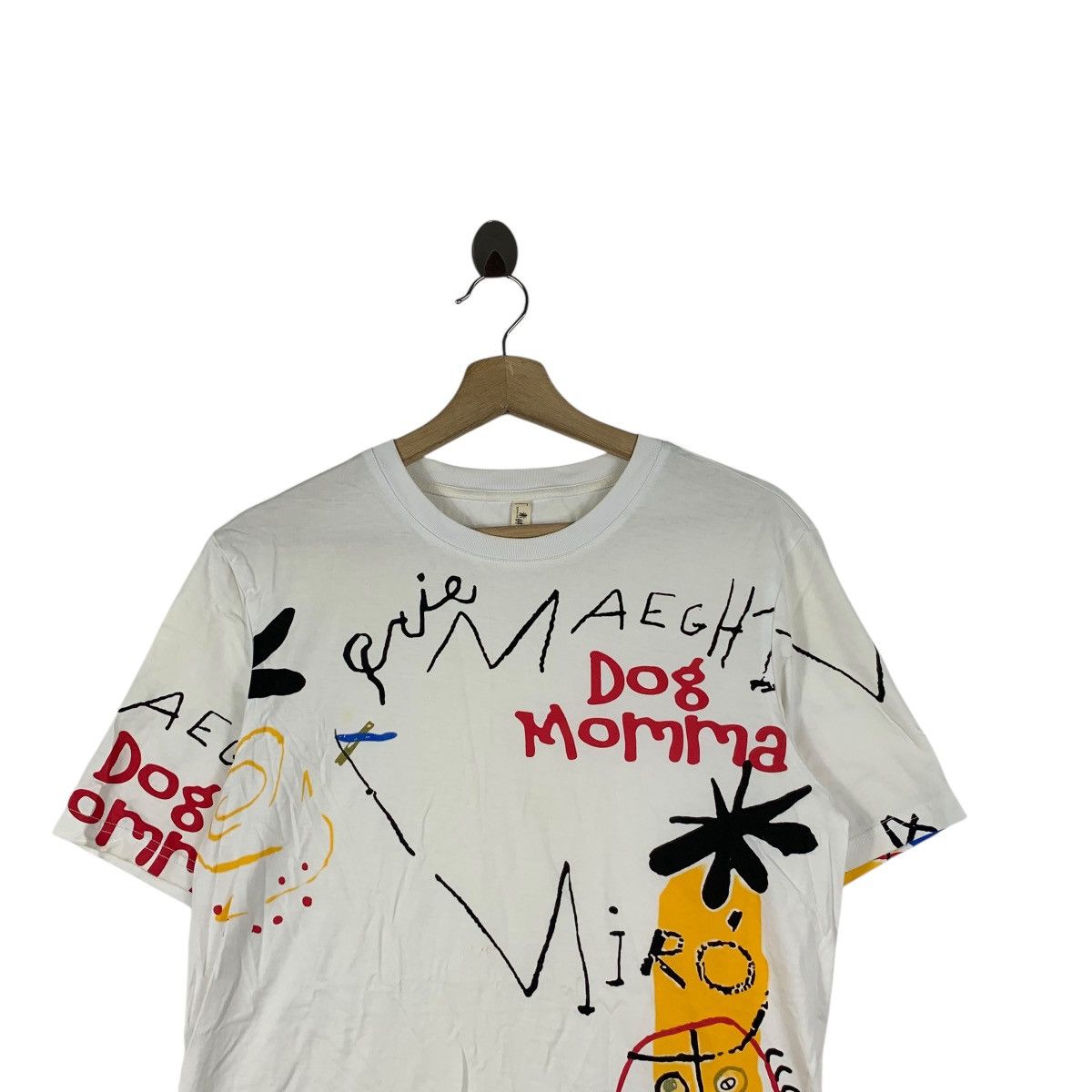 Vintage JOAN MIRO Affiche D’Exposition Artwork Tee Shirt