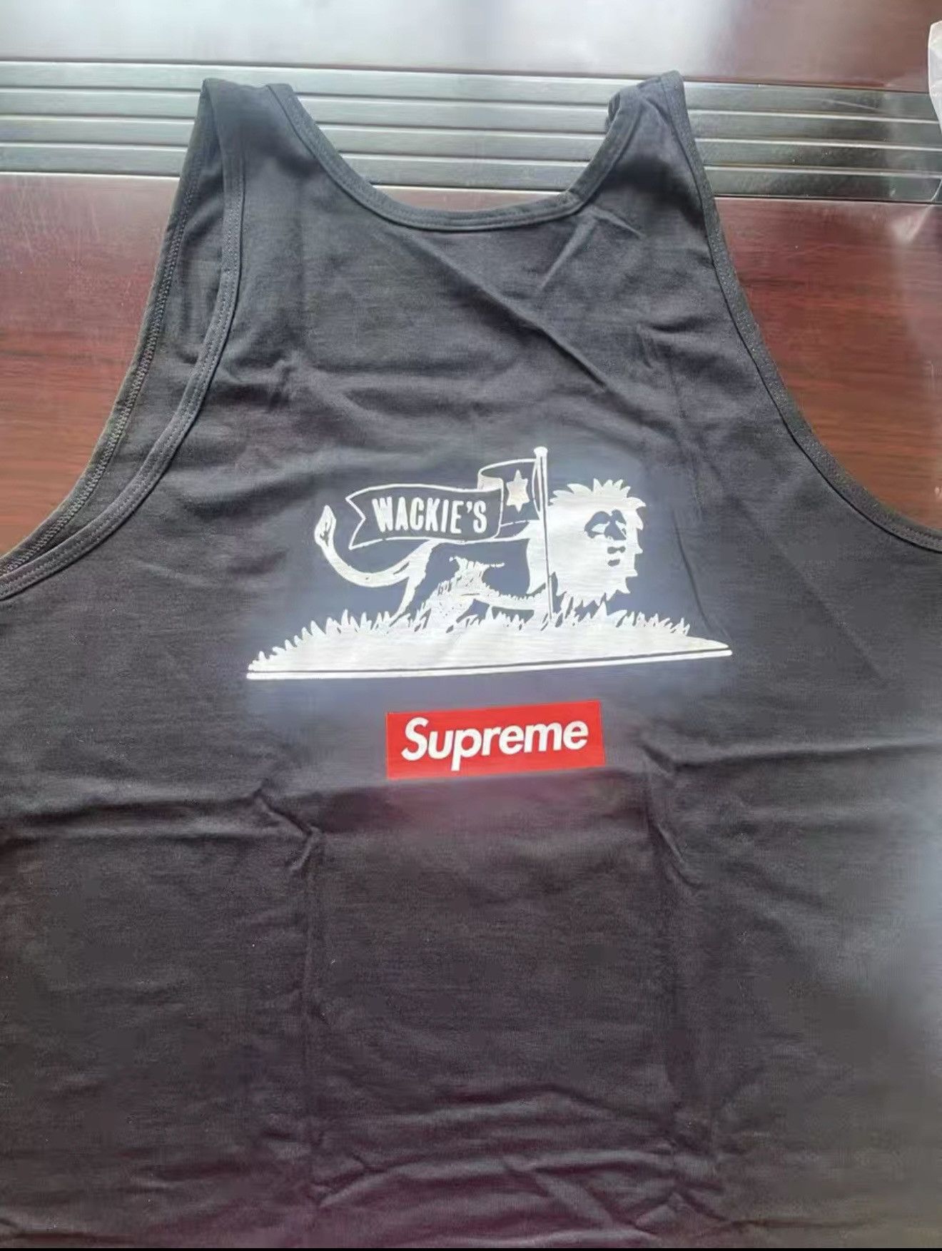 【激レア】supreme × wackier Box Logo Tank Top Supreme box logo tank top discount