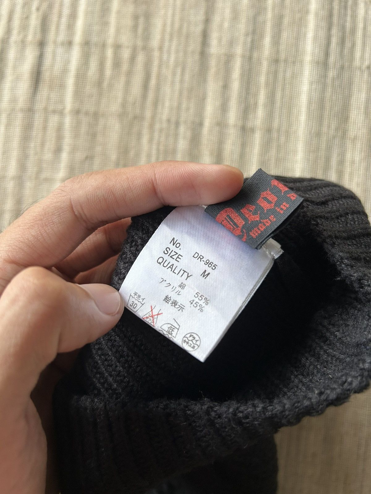 If Six Was Nine MADE IN DEVIL Deorart Crazy Punk Bondage Beanie Hats RARE 🎌☠️ Size ONE SIZE - 15 Thumbnail