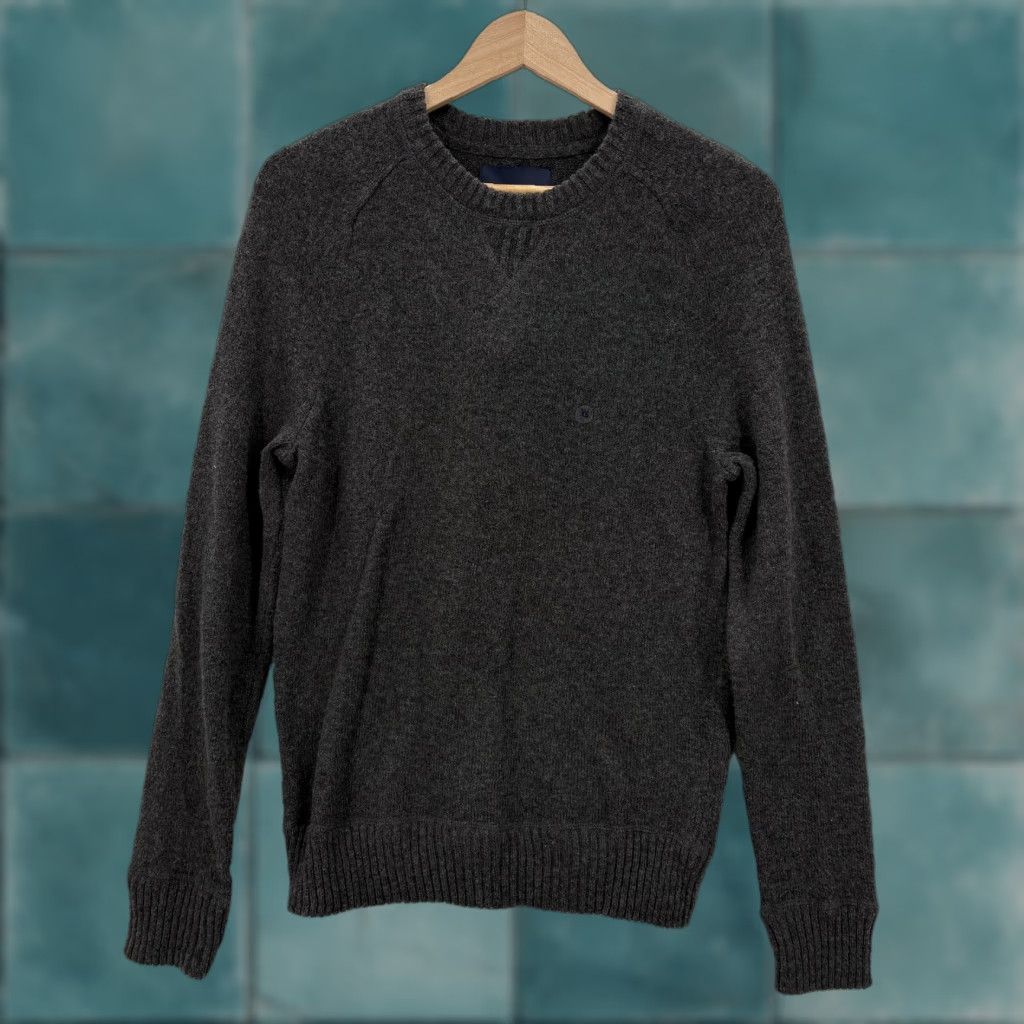 American Eagle Outfitters American Eagle Sweater Mens XS Gray Cotton Blend Crewneck Knit Pullover Casual Size US XS / EU 42 / 0 - 1 Thumbnail