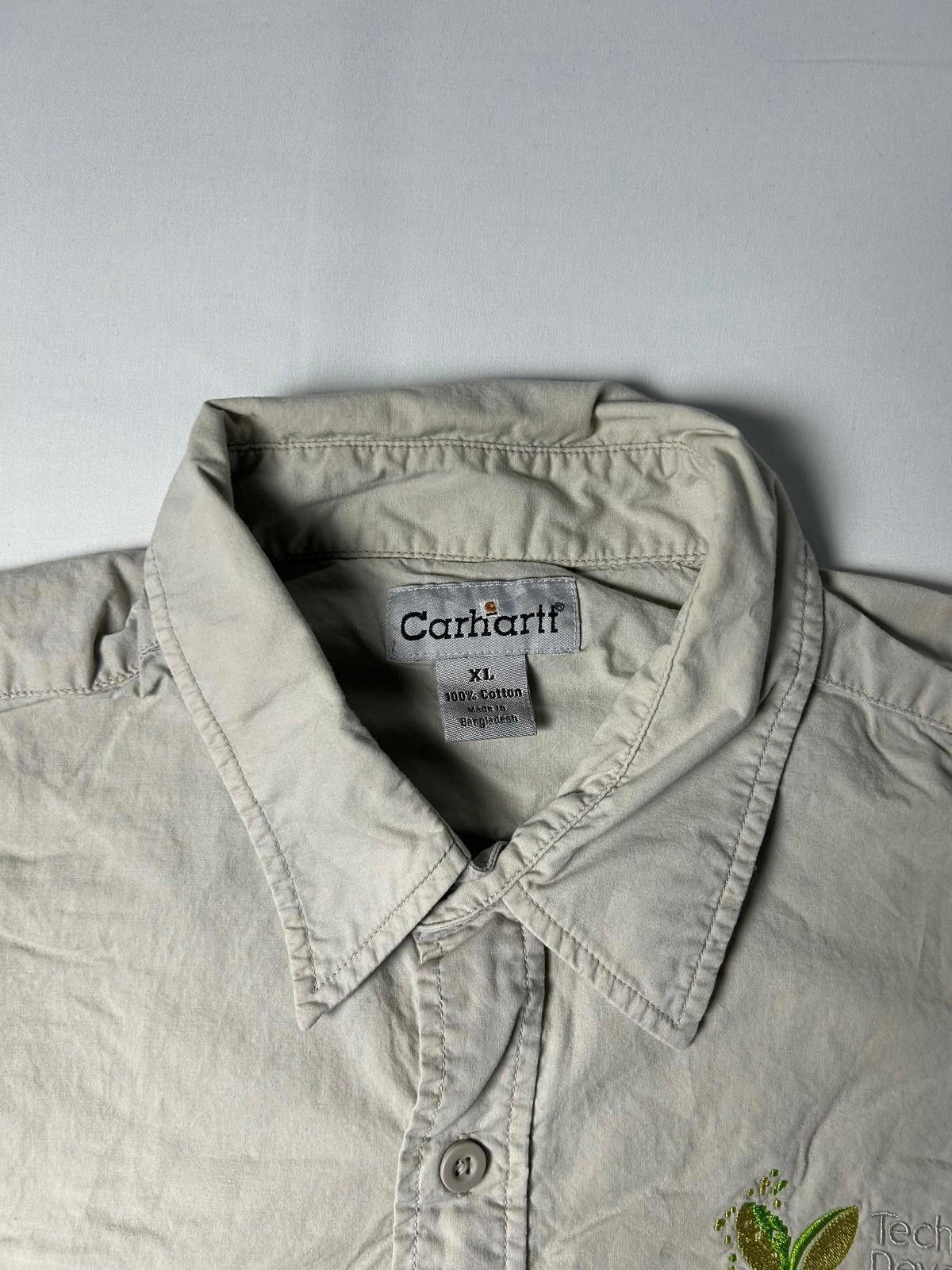 Carhartt Carhartt Pocket Shirt Heavyweight Overshirt Workwear Stone Size US XL / EU 56 / 4 - 4 Thumbnail