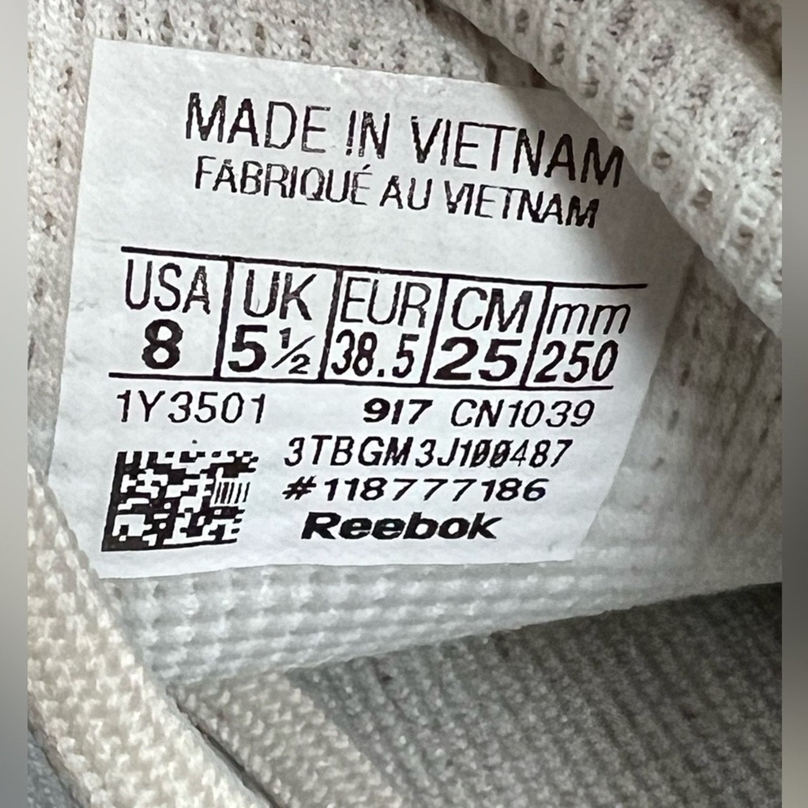 Reebok Reebok Womens Cross Fit Nano 8.0 White Beige Shoes SZ 8 NICE Size US 8 / IT 38 - 6 Thumbnail