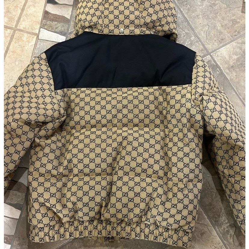 Gucci Mens Gucci GG canvas down puffer jacket size 52/extra large Size US XL / EU 56 / 4 - 11 Thumbnail