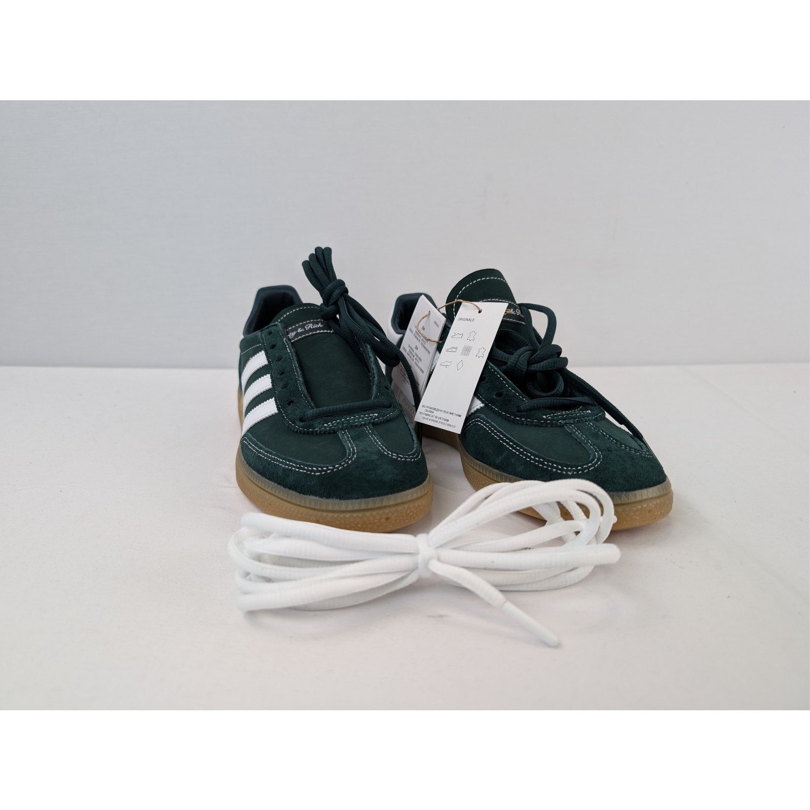 Adidas × Sporty & Rich o1rshd1 Handball Spezial x Sporty & Rich sneakers Dark Green Size US 12.5 / EU 45-46 - 5 Thumbnail