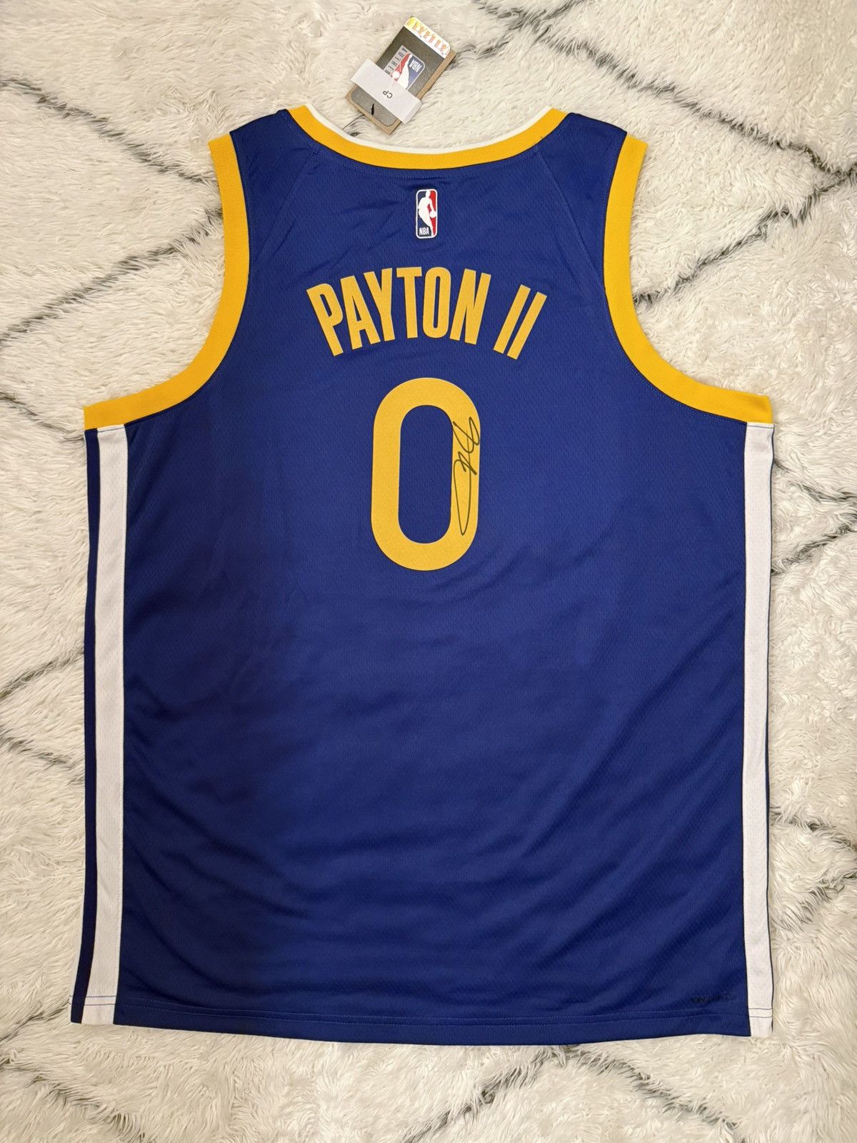 Nike Nike Golden State Warriors Gary Payton II Auto Jersey Sz XL Size US XL / EU 56 / 4 - 5 Thumbnail