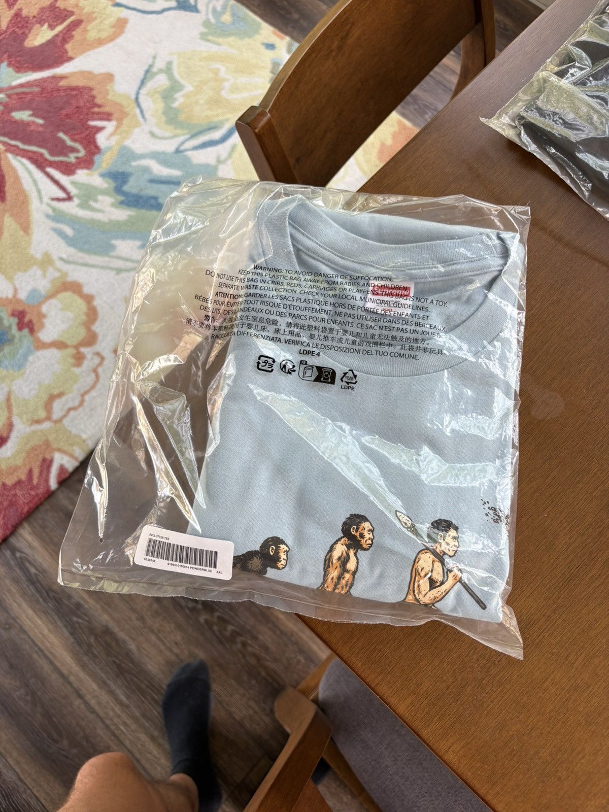 Supreme Supreme Evolution Tee SS26 Blue Size US XXL / EU 58 / 5 - 2 Thumbnail
