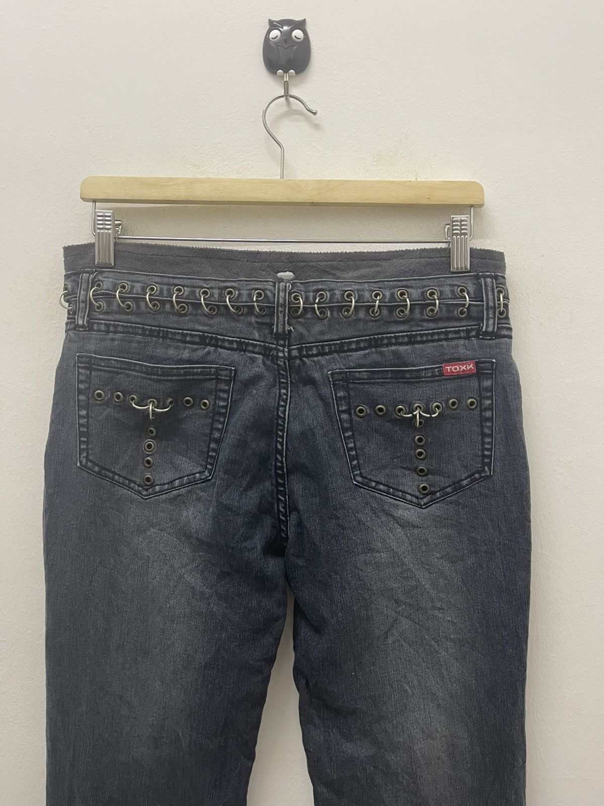 Japanese Brand Rare Vintage TOXK Jeans Punk Piercing Seditionaries Flare Size US 27 - 3 Thumbnail
