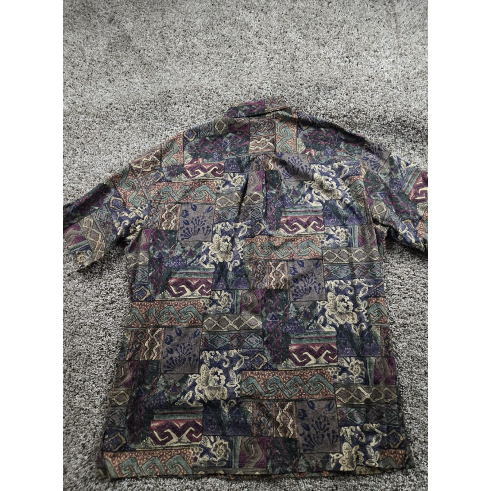 Tori Richard VINTAGE Tori Richard Camp Shirt XL Cotton Lawn Button Up Short Sleeve Tribal 90s Size US XL / EU 56 / 4 - 4 Thumbnail