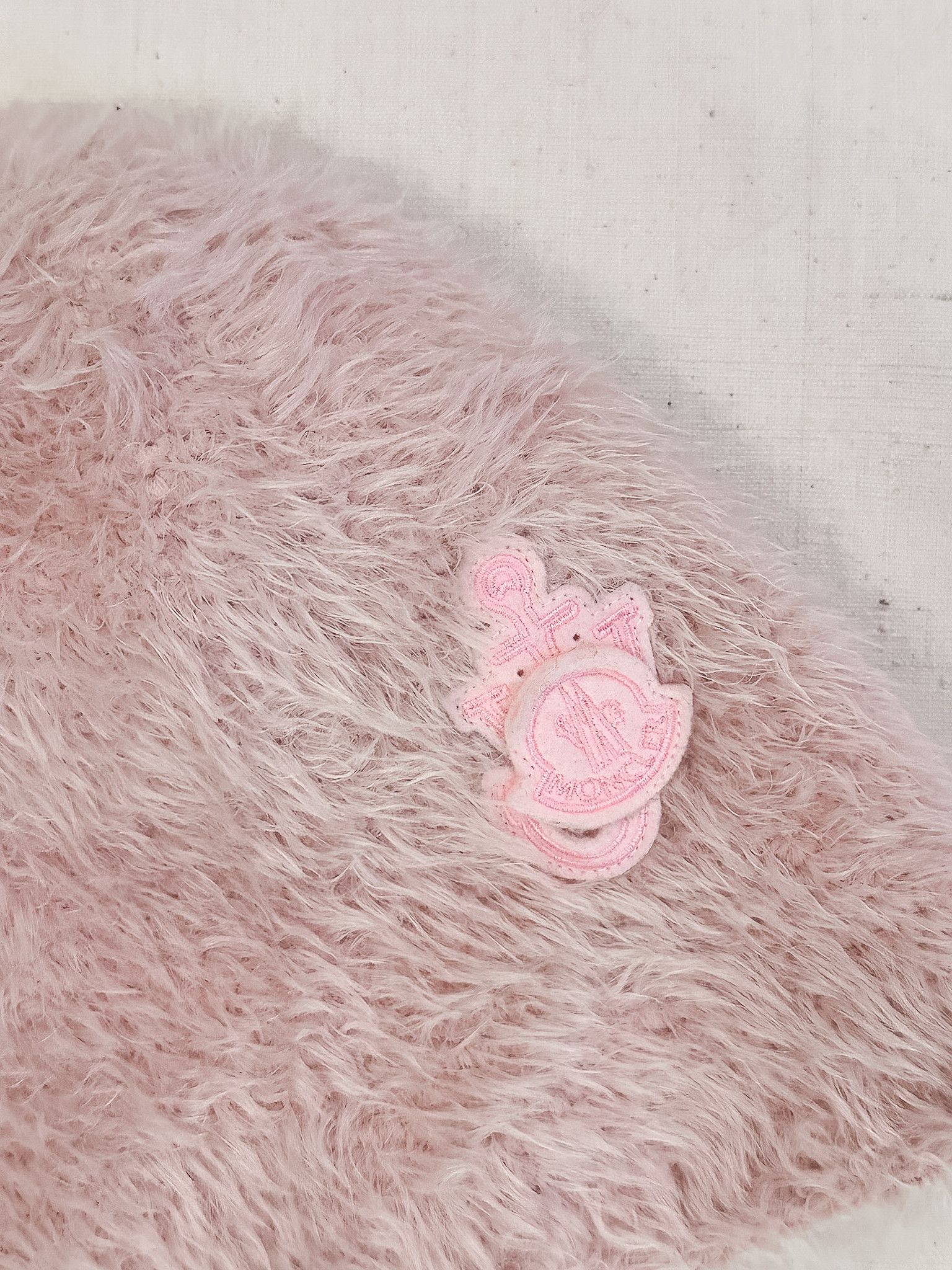 JW Anderson × Moncler Moncler Genius x JW Anderson Pink Fuzzy Hat Size ONE SIZE - 6 Thumbnail