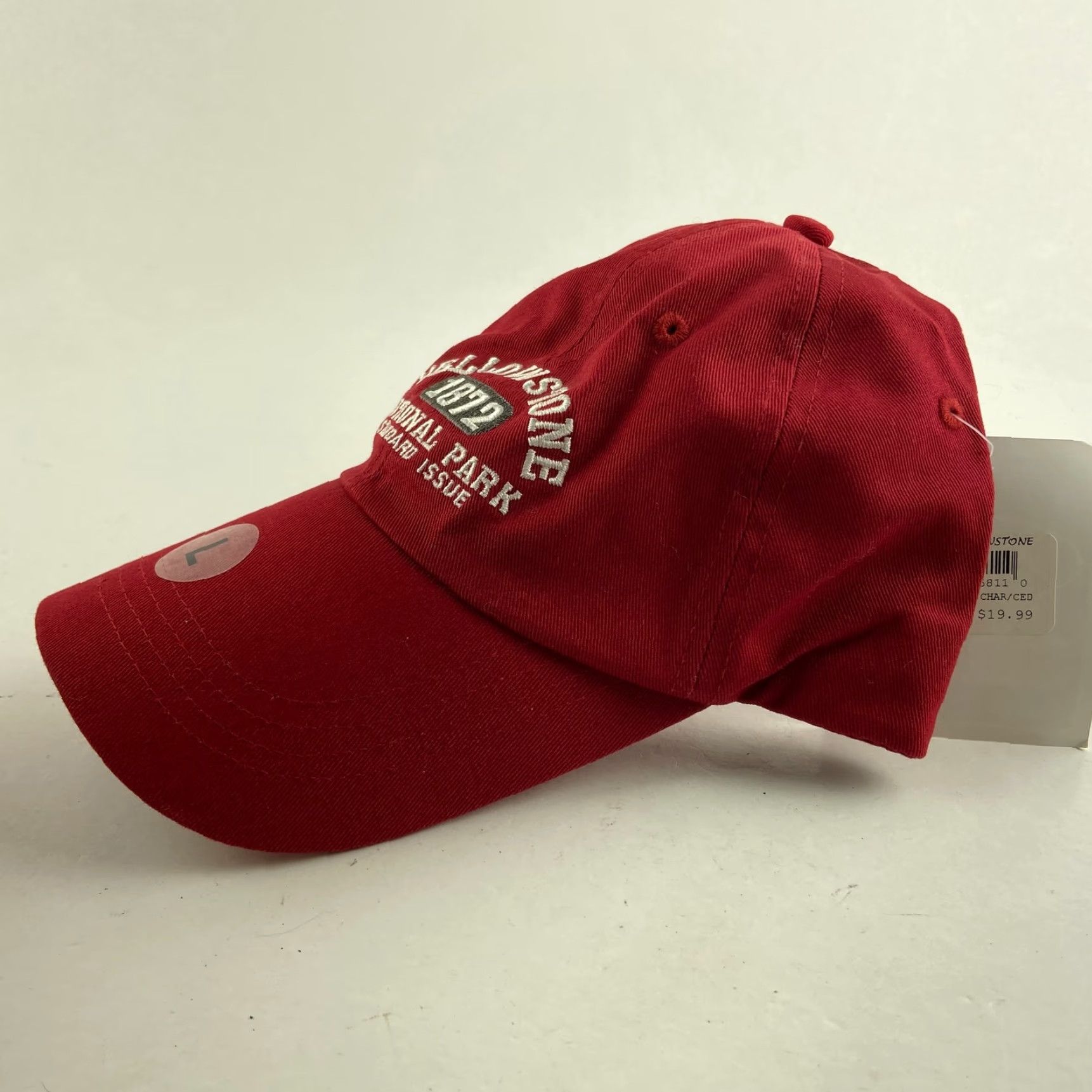 Vintage Prairie Mountain Cap Mens Large Red Cotton Adjustable Strapback Baseball Hat Size ONE SIZE - 2 Thumbnail