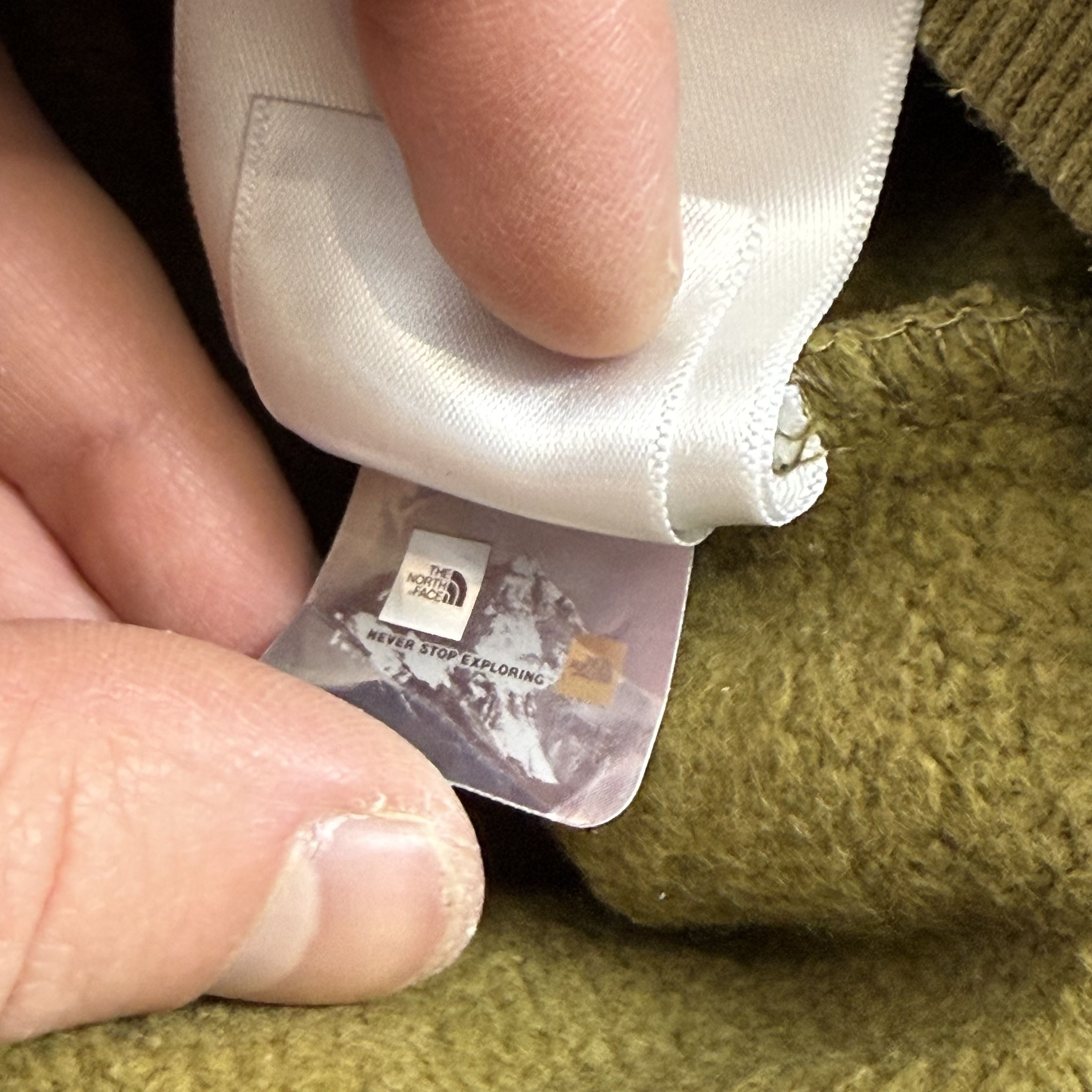 The North Face The North Face Embroidered Khaki Hoodie Hooded Sweat Size US S / EU 44-46 / 1 - 10 Thumbnail
