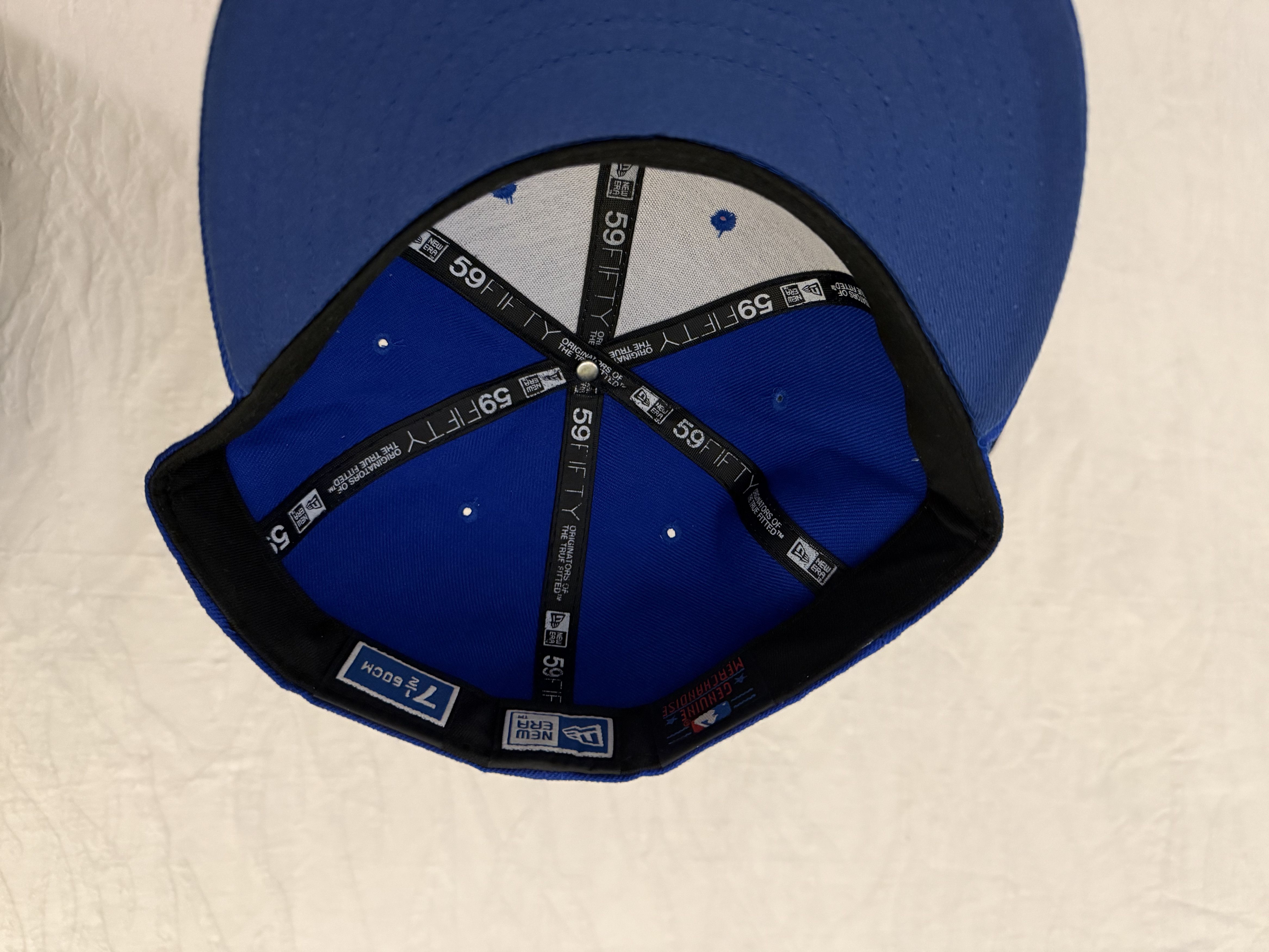 New Era New Era lot fitted hats. 7 1/2 NY Yankees & ATL braves Size ONE SIZE - 5 Thumbnail