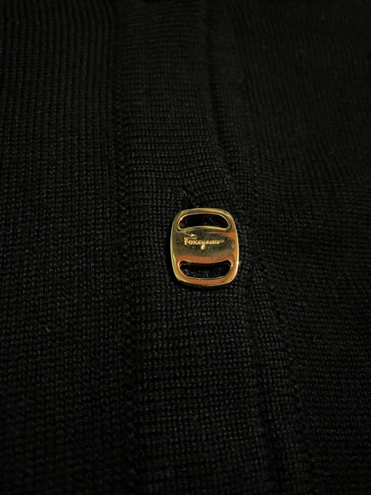 Designer × Salvatore Ferragamo × Vintage SALVATORE FERRAGAMO CARDIGAN DISTRESSED Size S / US 4 / IT 40 - 5 Thumbnail