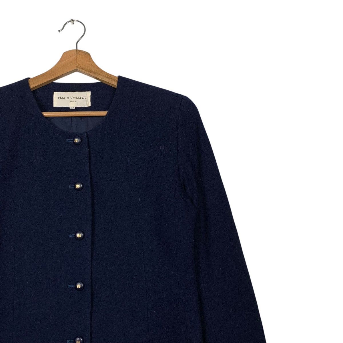Balenciaga Balenciaga Wool Women Jacket Size L / US 10 / IT 46 - 5 Thumbnail