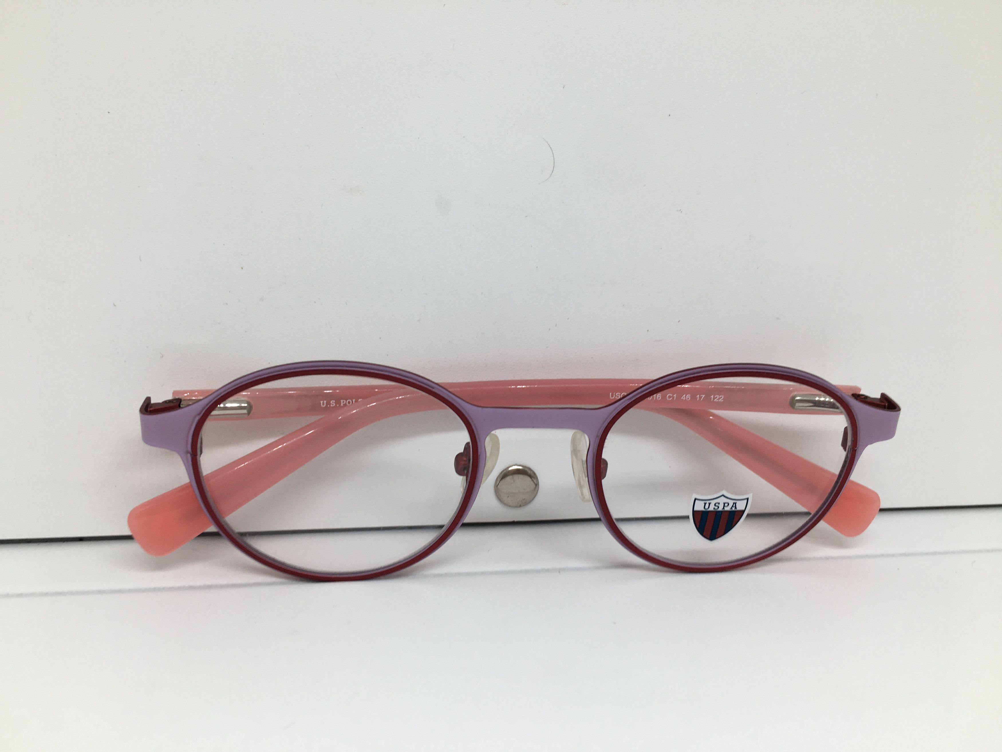 U.S. Polo Assn. U.S. POLO Assn Purple Red Oval RX Eyeglasses Size ONE SIZE - 6 Thumbnail