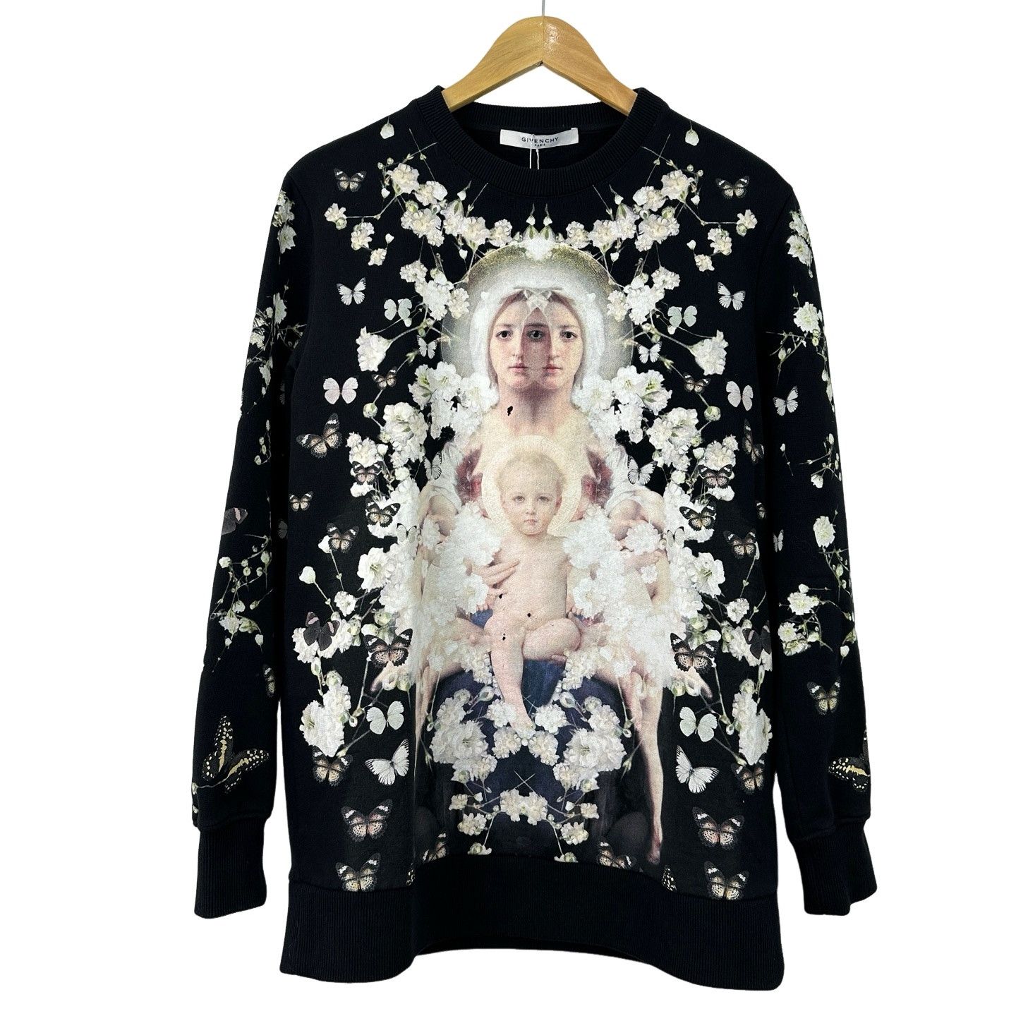 Givenchy Givenchy Madonna Floral Print Sweatshirt Size S Size US S / EU 44-46 / 1 - 1 Thumbnail