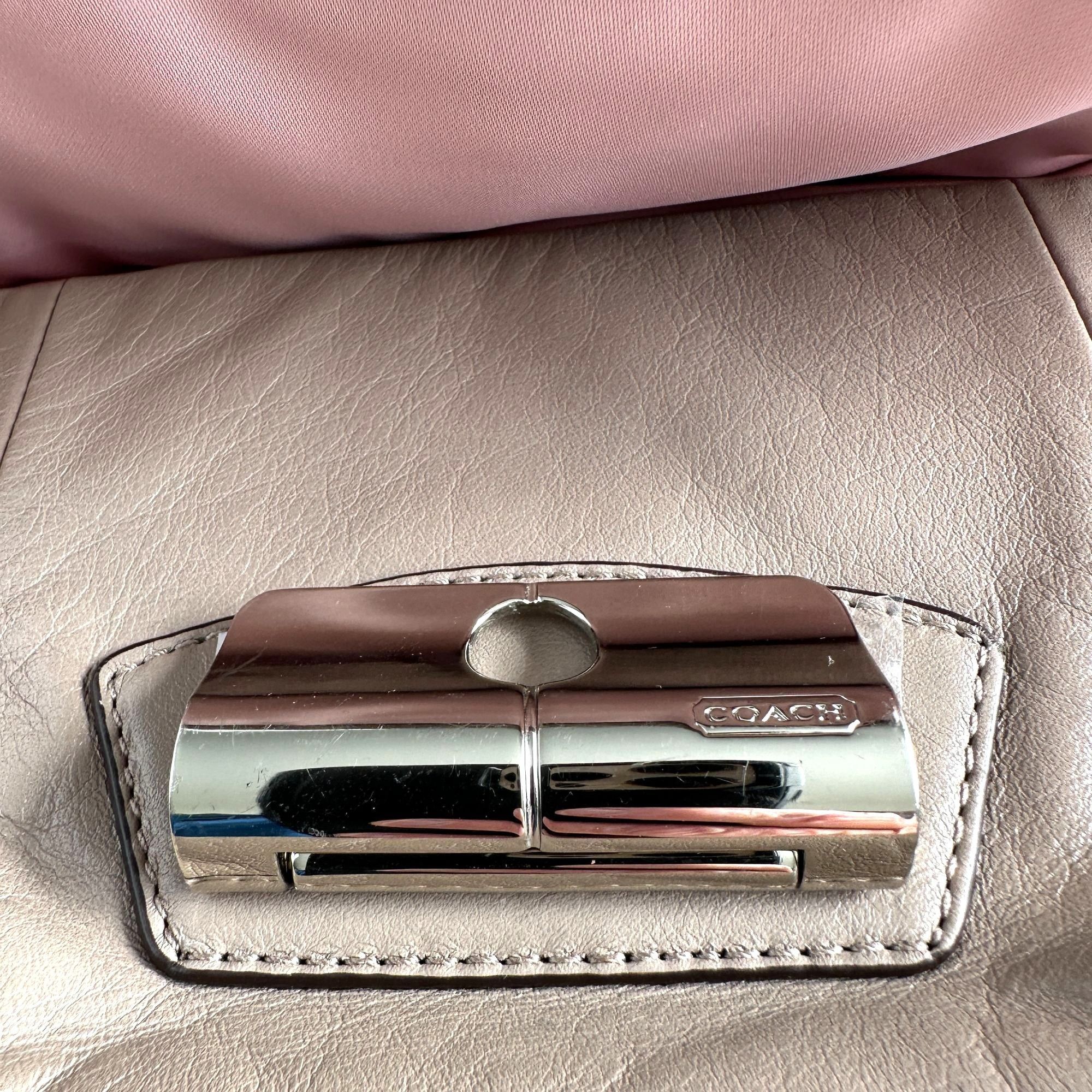 Coach Coach Kristin Beige Leather Shoulder Bag Size ONE SIZE - 8 Thumbnail