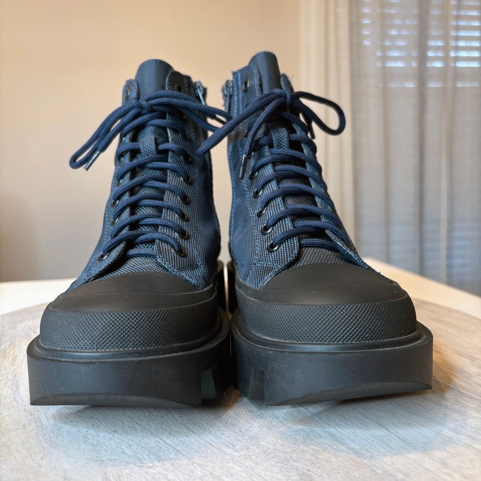 Jeffrey Campbell Jeffrey Campbell Lug Sole Combat Boots Blue Women's Size 7.5 Size US 7.5 / IT 37.5 - 5 Thumbnail