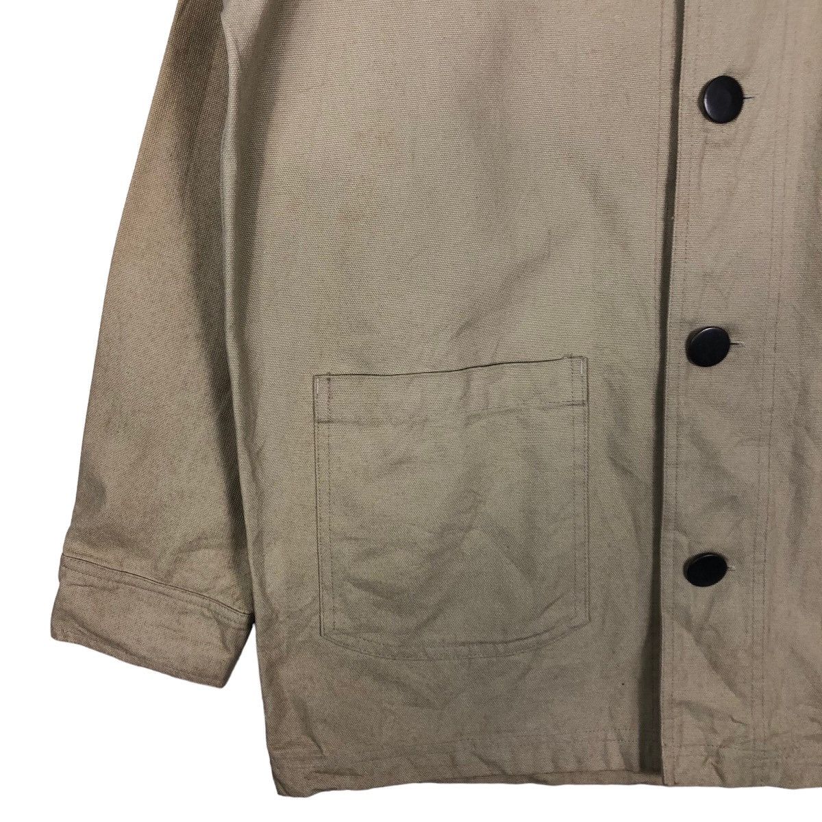 Japanese Brand 🔥Vintage Chore Jacket Majestic New York Big Logo Spell Out Size US L / EU 52-54 / 3 - 4 Thumbnail