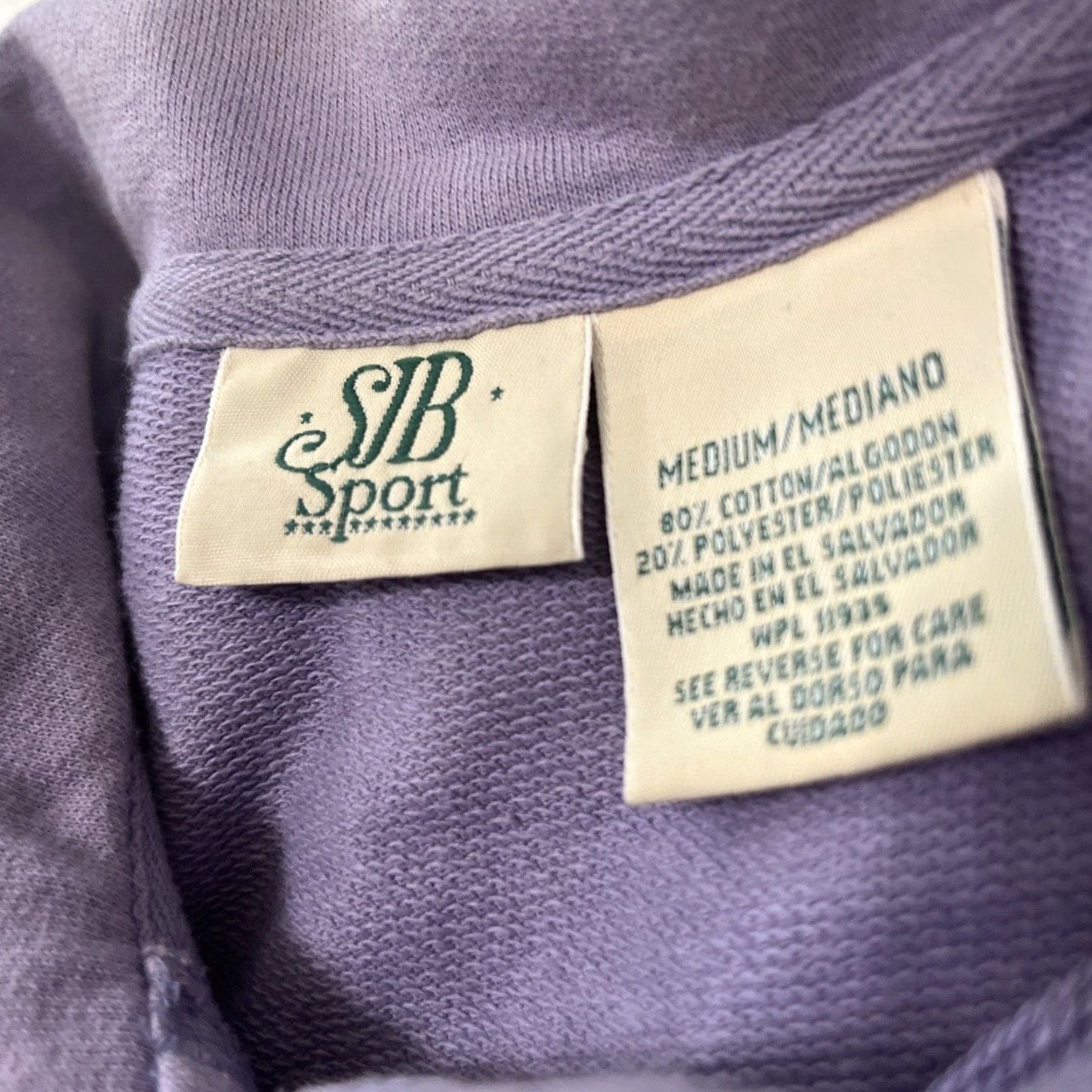 Vintage VINTAGE St. Johns Bay Womens M Button Knit Purple Lilac Soft Warm Adult L Size M / US 6-8 / IT 42-44 - 5 Thumbnail