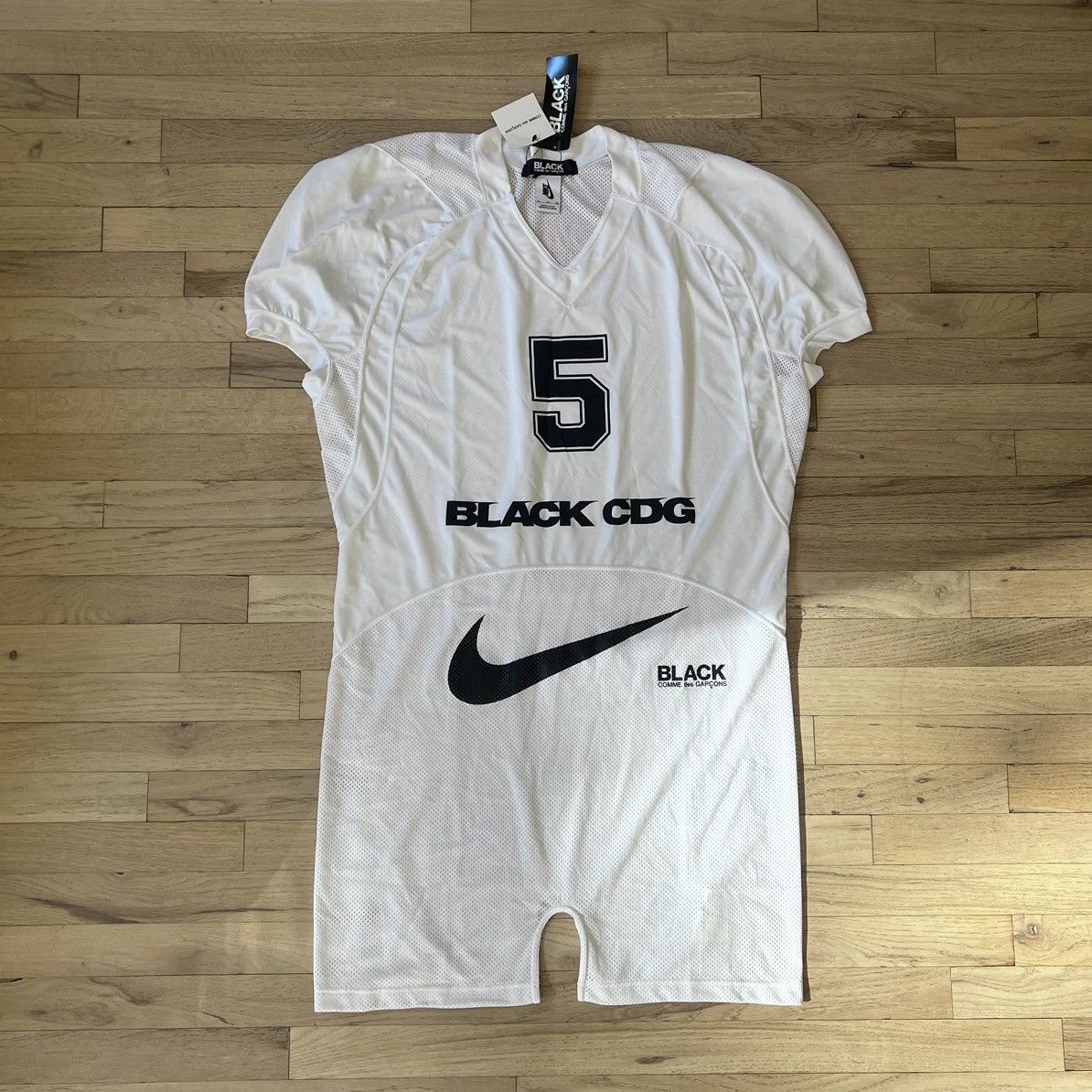Comme des Garcons Black COMME DES GARCONS BLACK FOOTBALL JERSEY DRESS Size XXL / US 16-18 / IT 52-54 - 3 Thumbnail