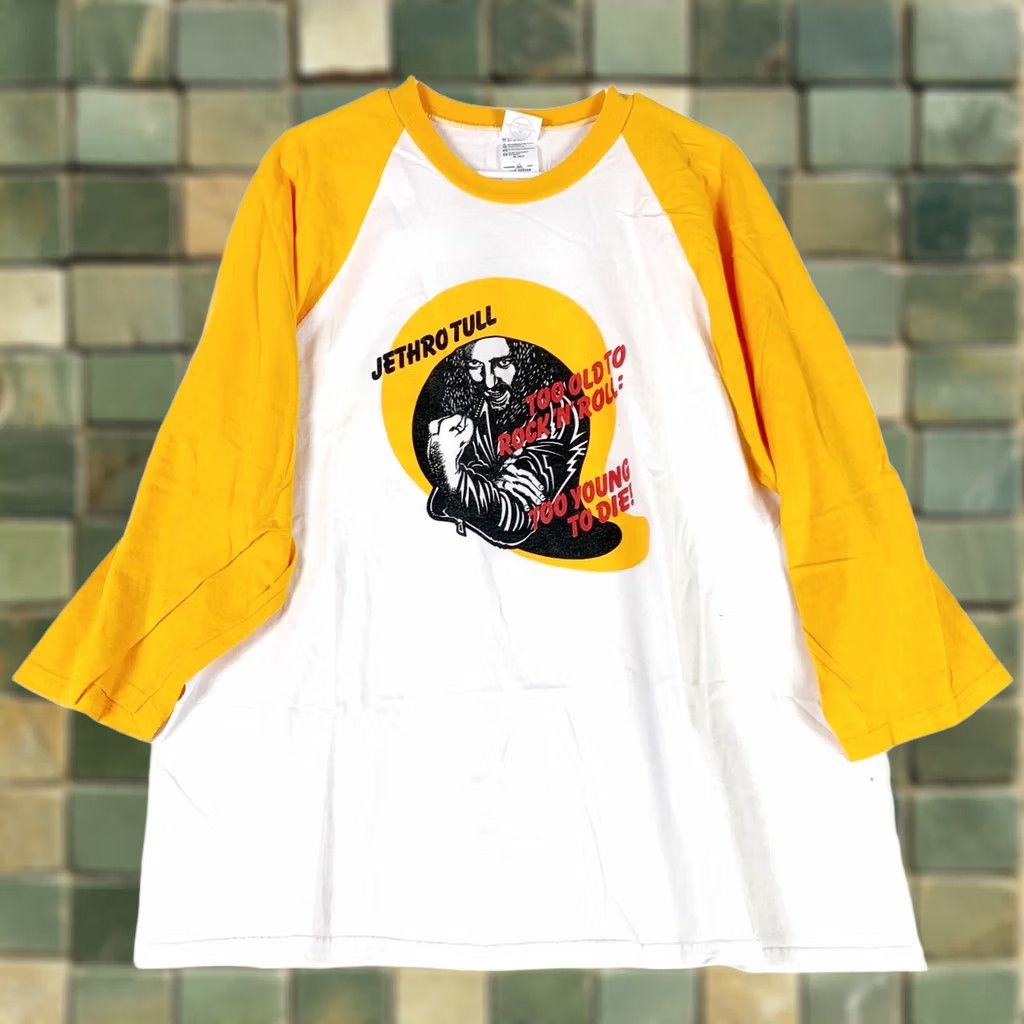 Delta Jethro Tull Too Old To Rock Too Young To Die Raglan Graphic 2005 T-Shirt 2XL White Nike? Size US XXL / EU 58 / 5 - 1 Thumbnail