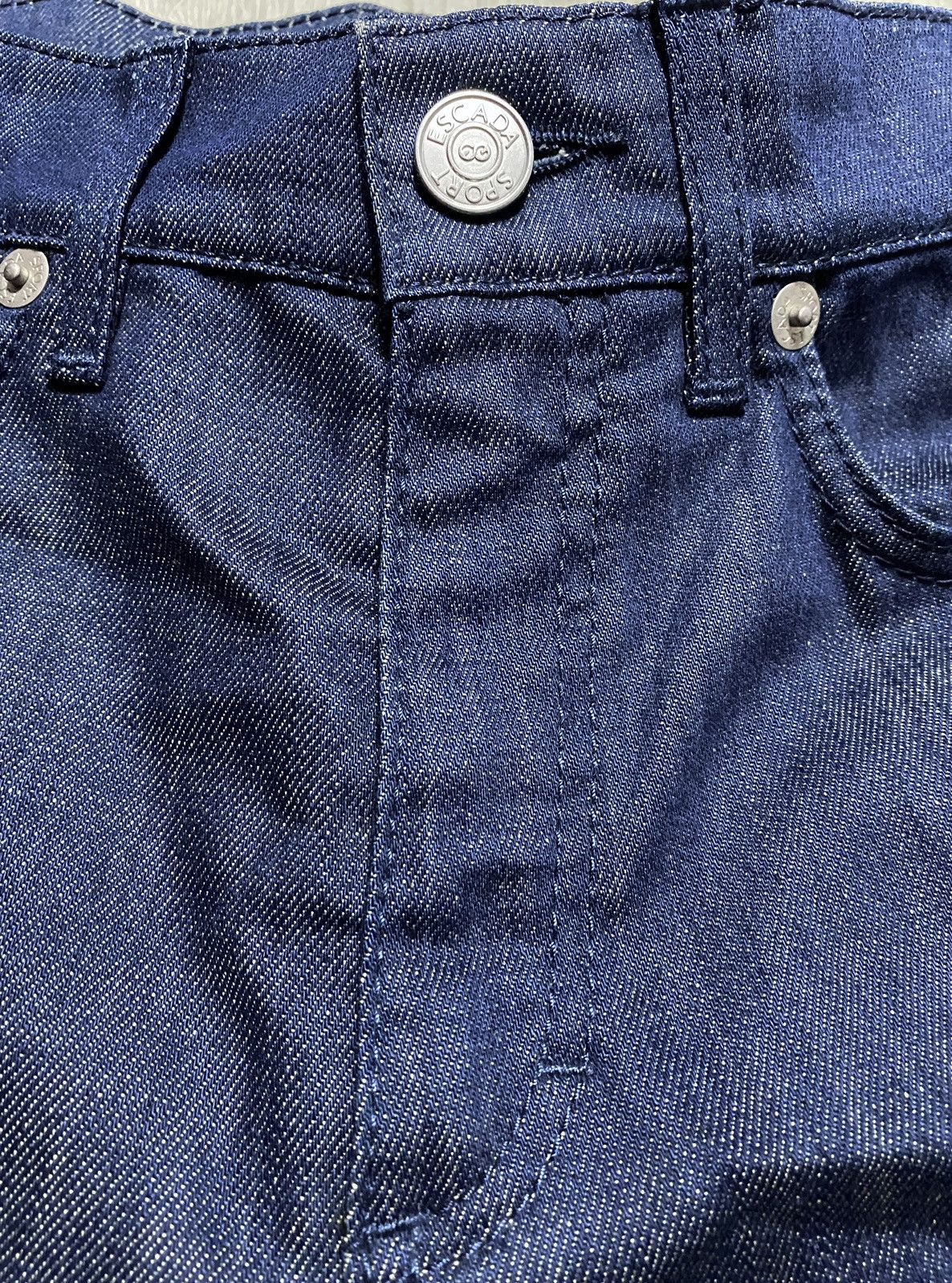 Escada Sport Women’s Escada Sport Navy Jeans Denim Embroidered Logo Tab Size 25" / US 0 / IT 36 - 8 Thumbnail