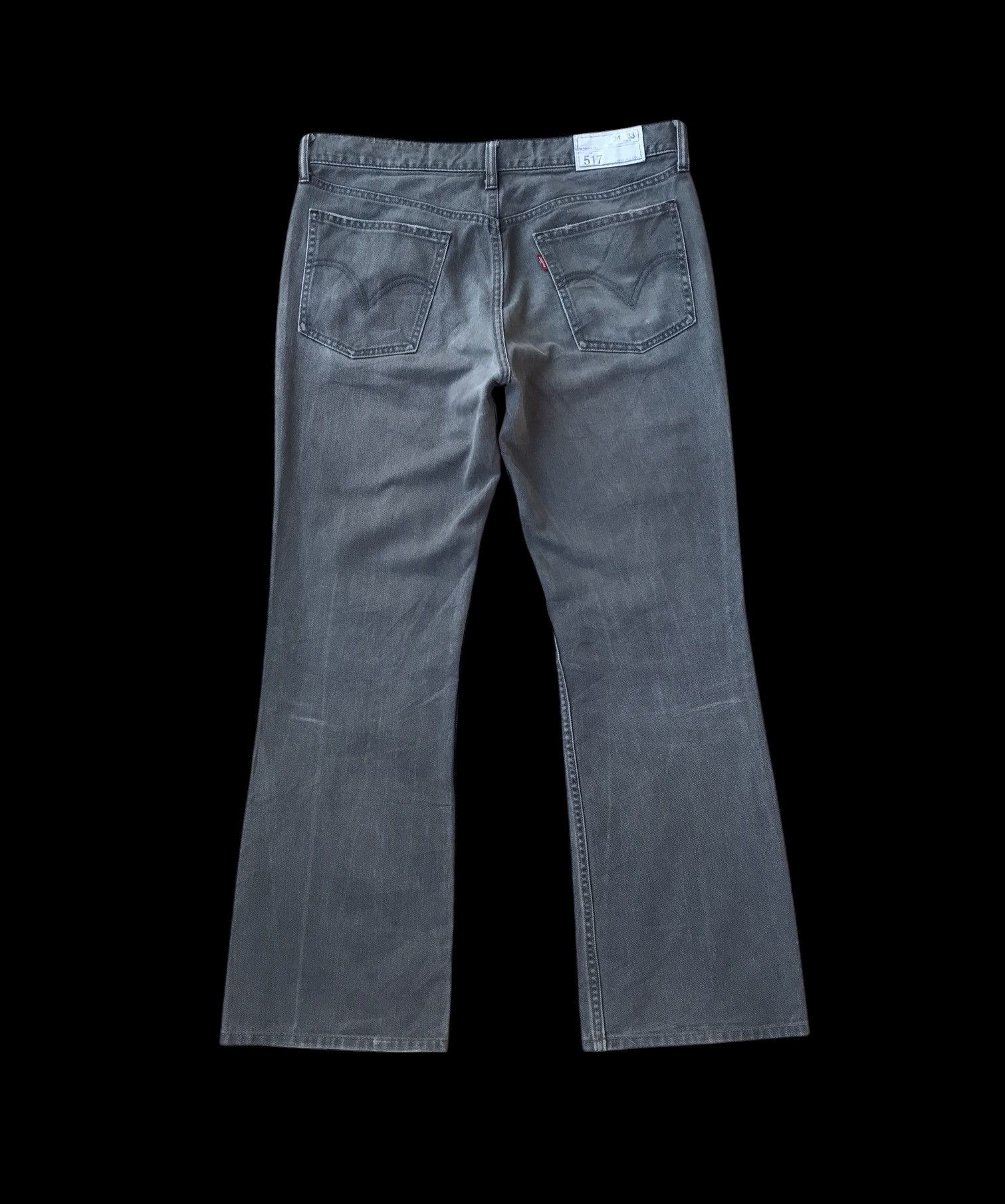Levi's FLARED VINTAGE Levis 517 faded black japan W33x29 Size US 33 - 8 Thumbnail